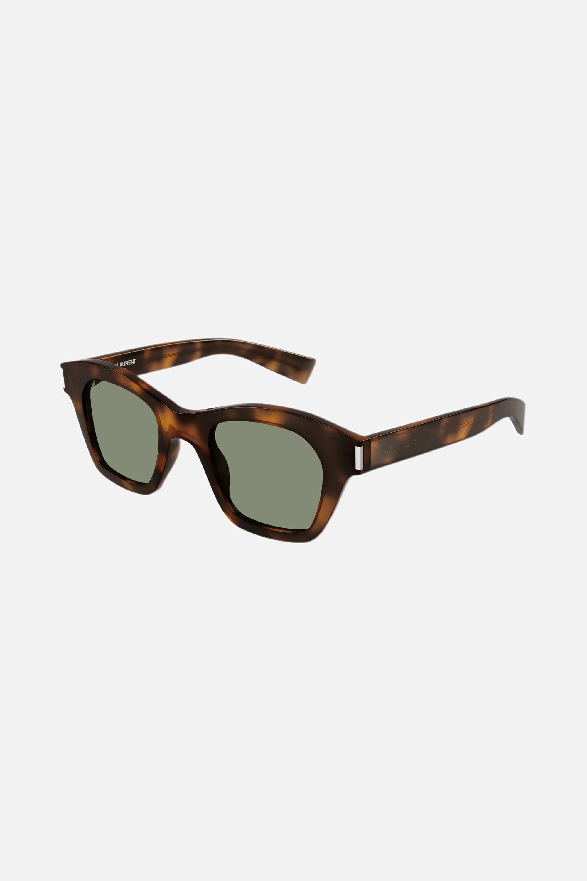 Saint Laurent bold cat-eye havana sunglasses