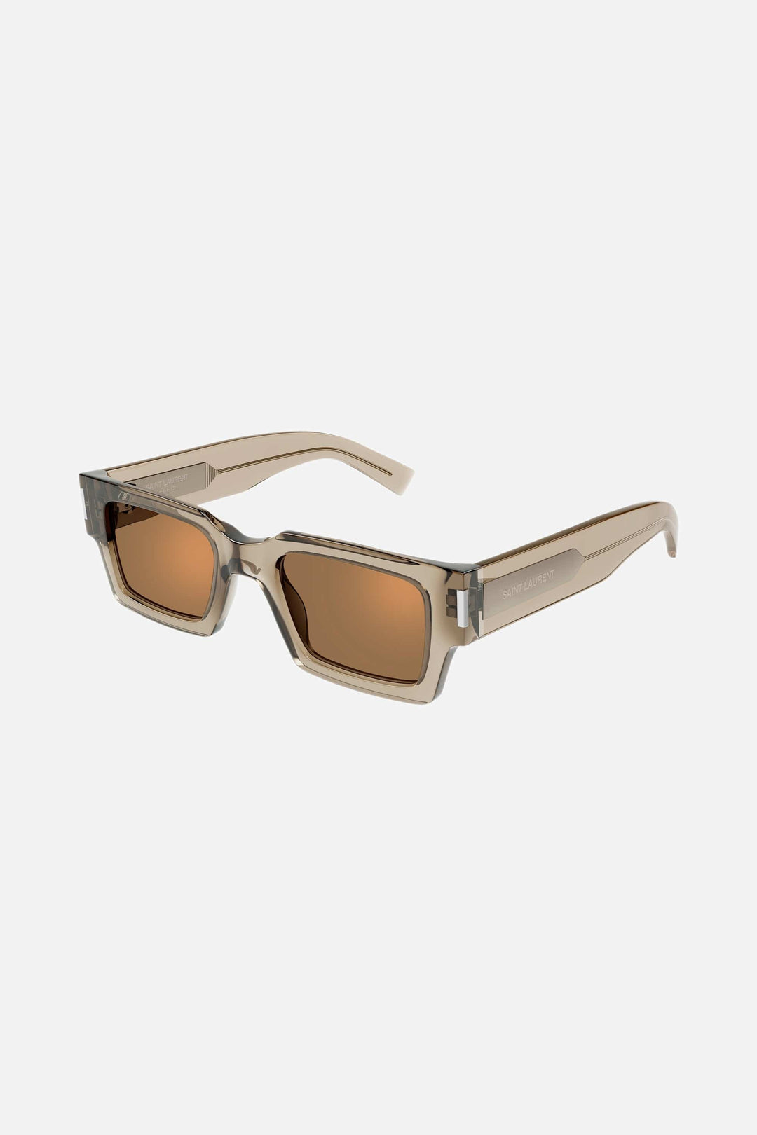 Saint Laurent bold crystal squared sunglasses