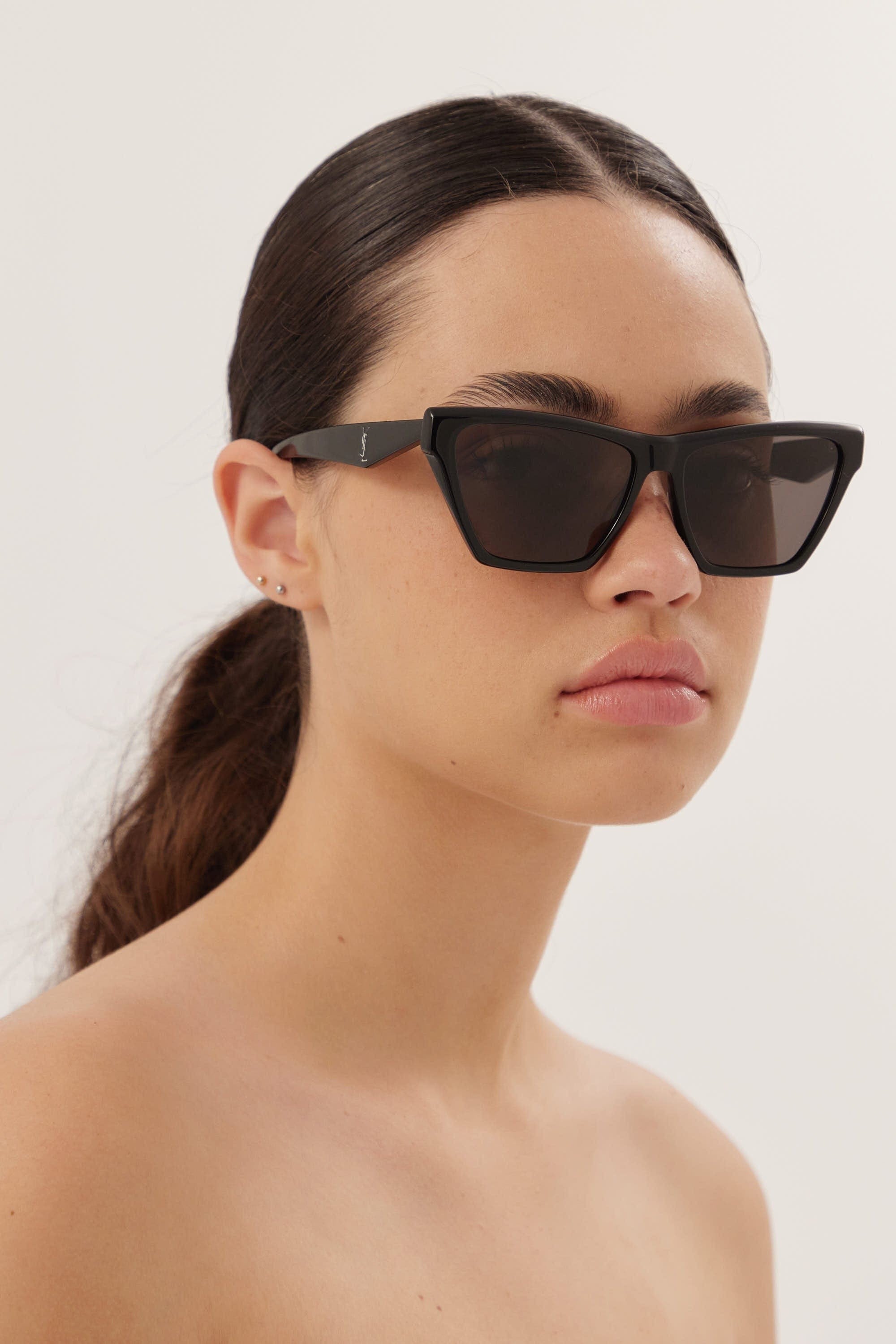 Saint Laurent cat eye black sunglasses