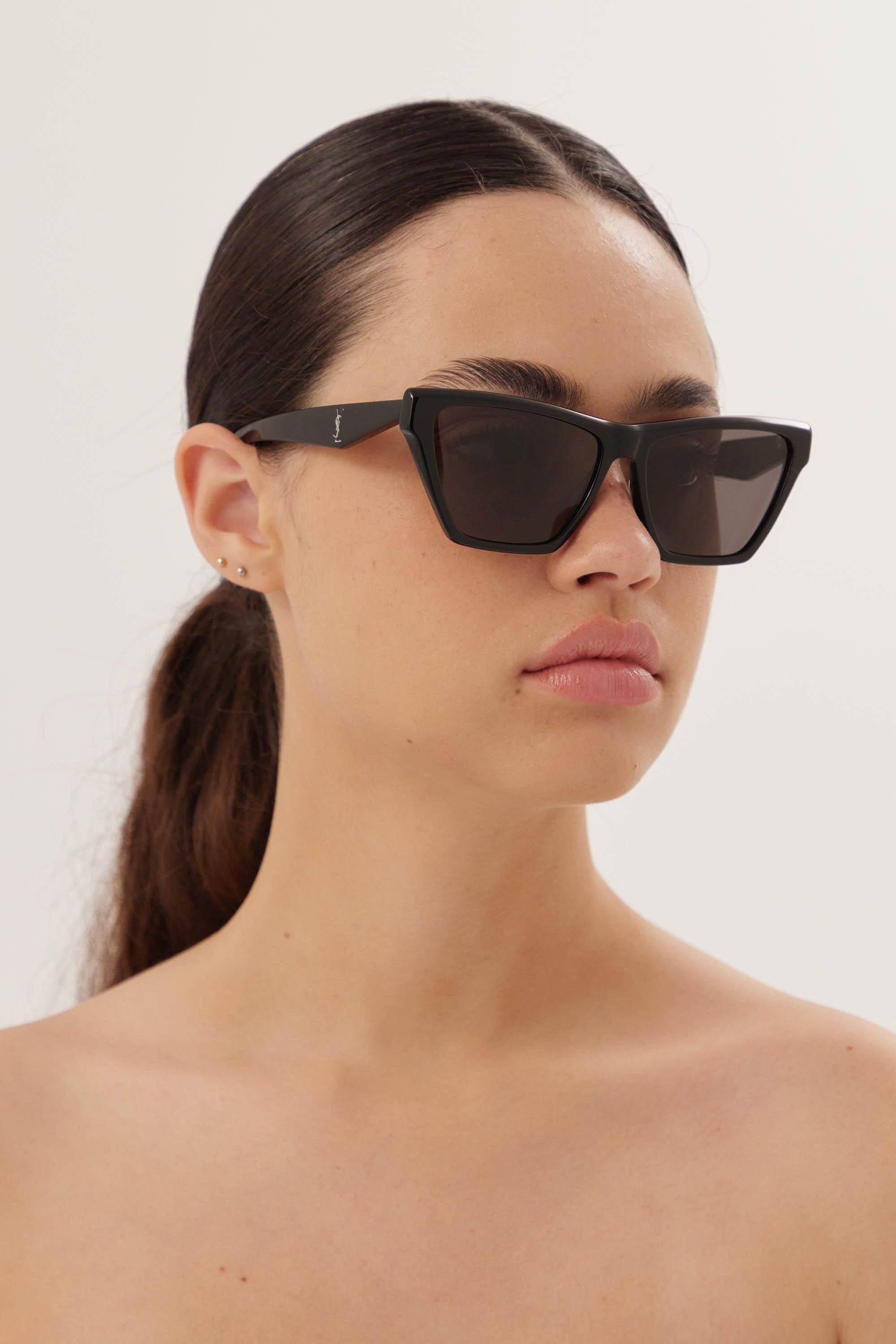 Saint Laurent cat eye black sunglasses