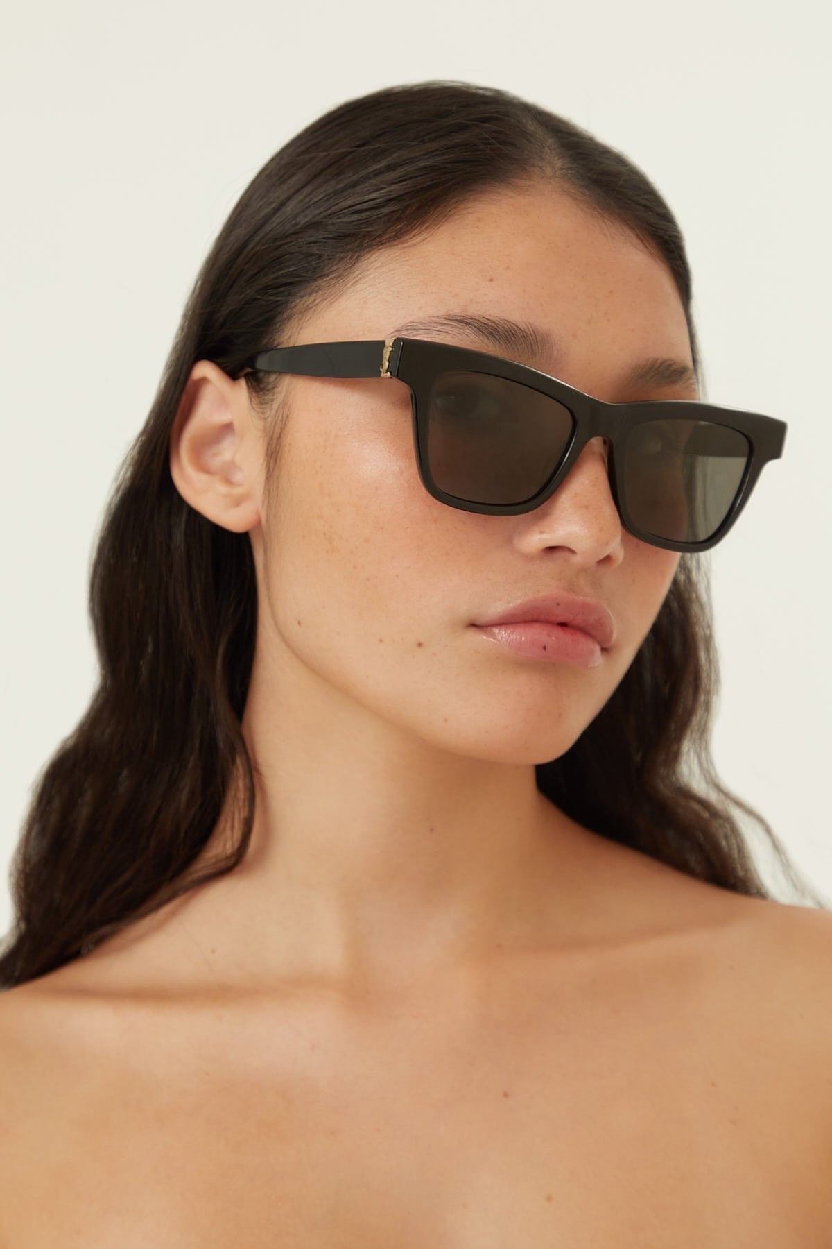 Saint Laurent cat eye YSL black sunglasses