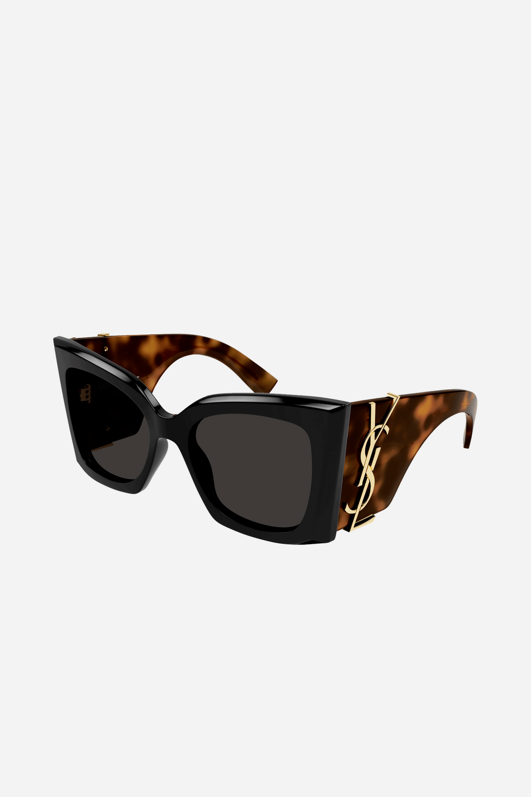 Saint Laurent SL M119 BLAZE cat-eye black and havana sunglasses