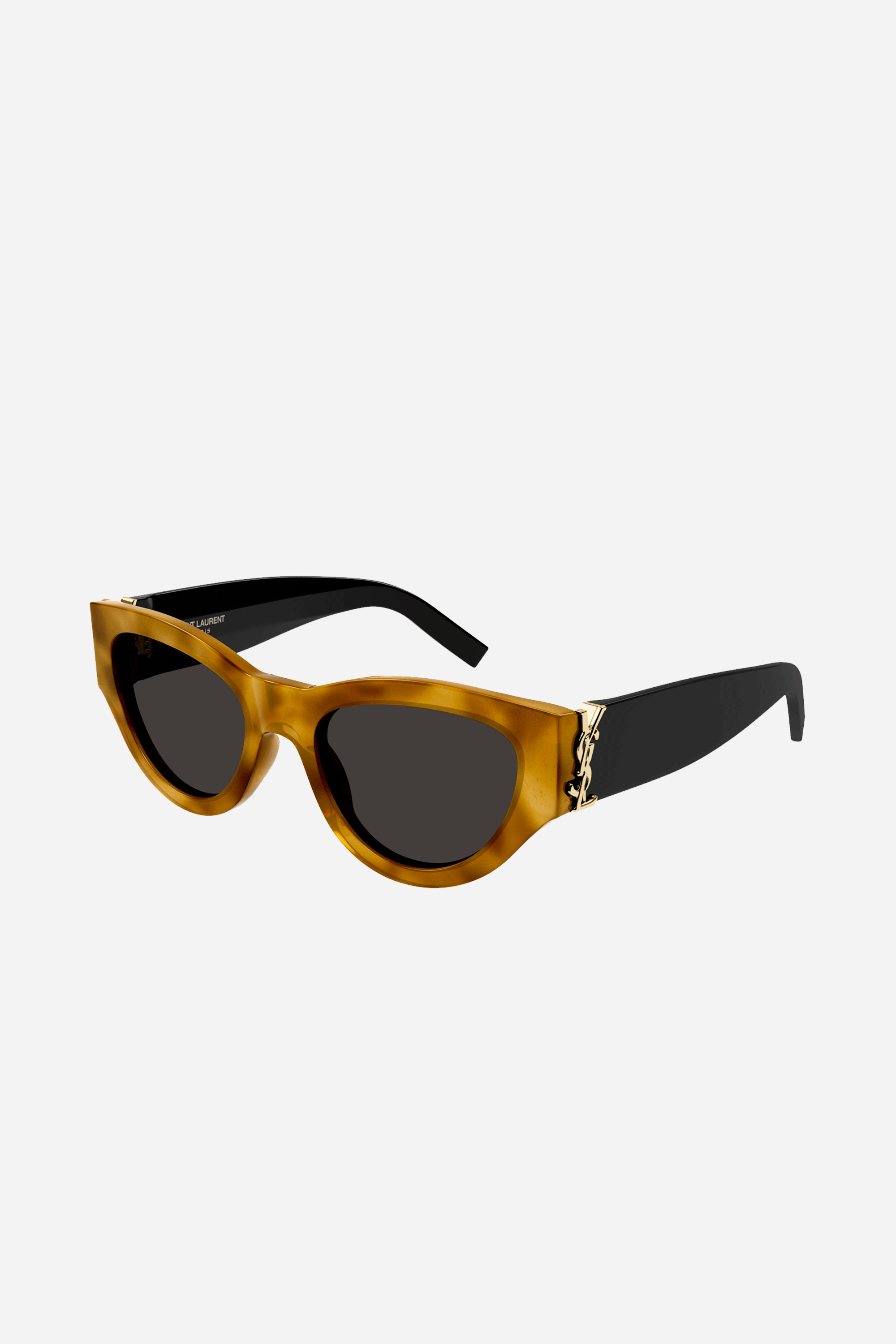 Saint Laurent cateye havana and black sunglasses