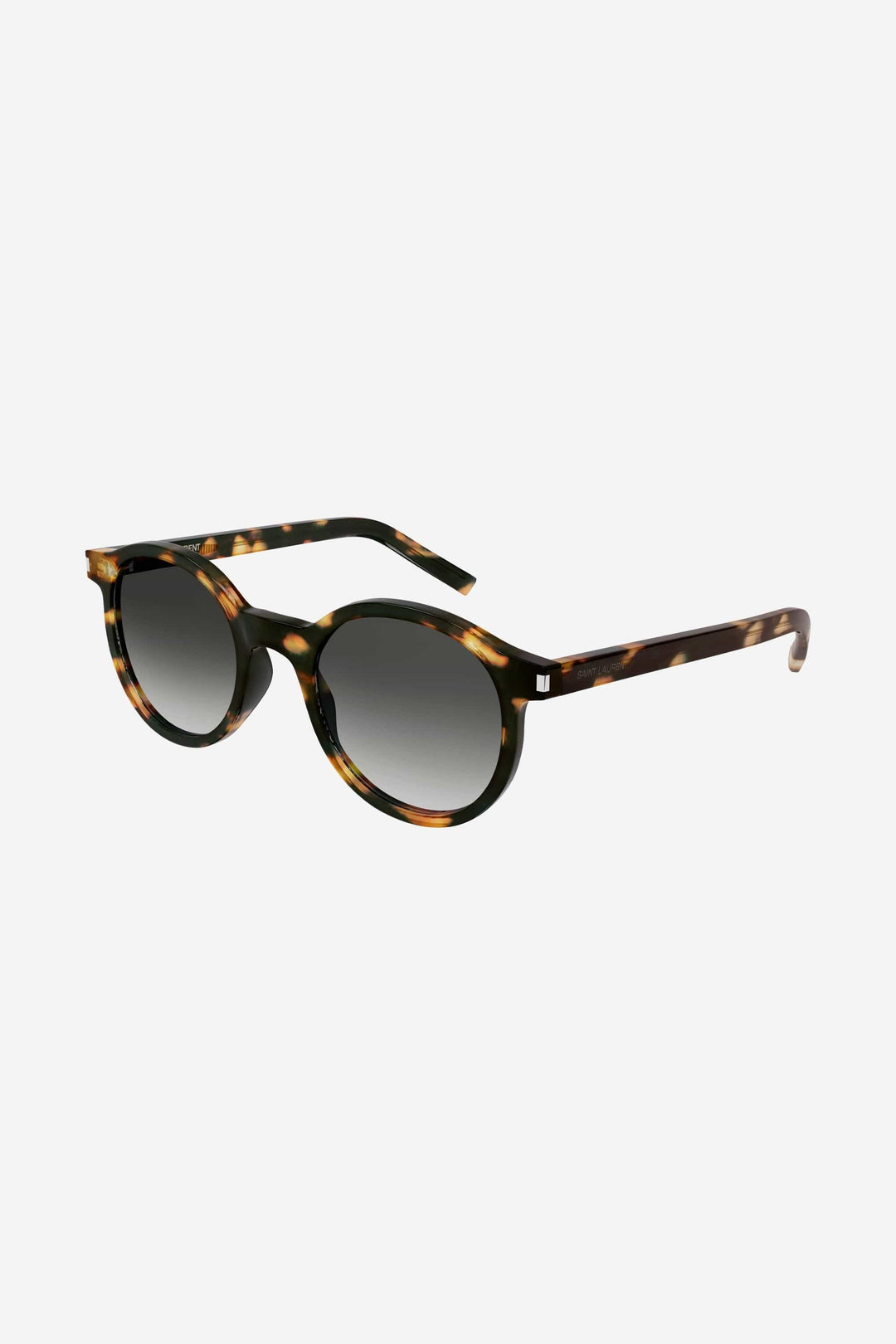 Saint Laurent circular havana sunglasses