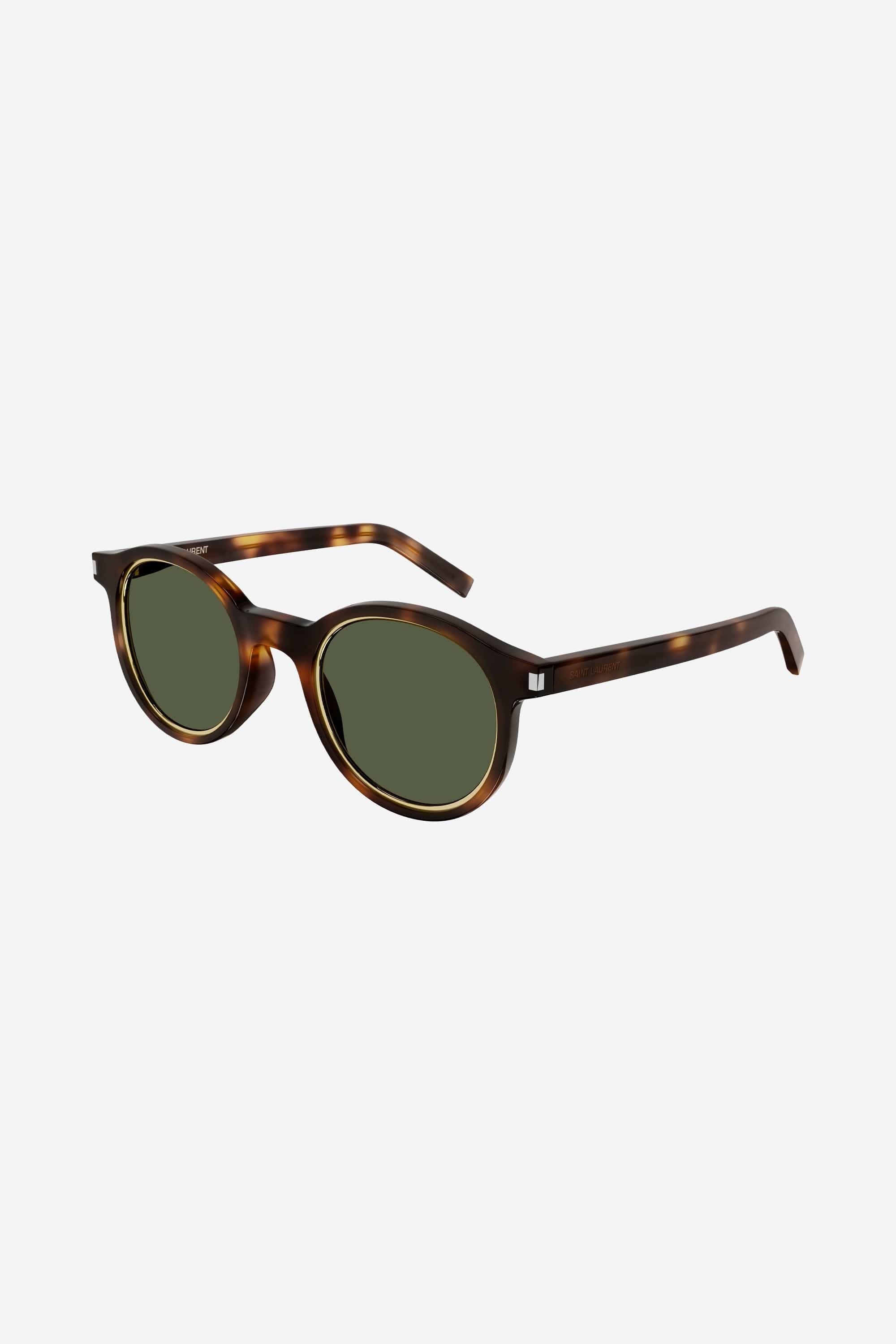 Saint Laurent classic havana round sunglasses