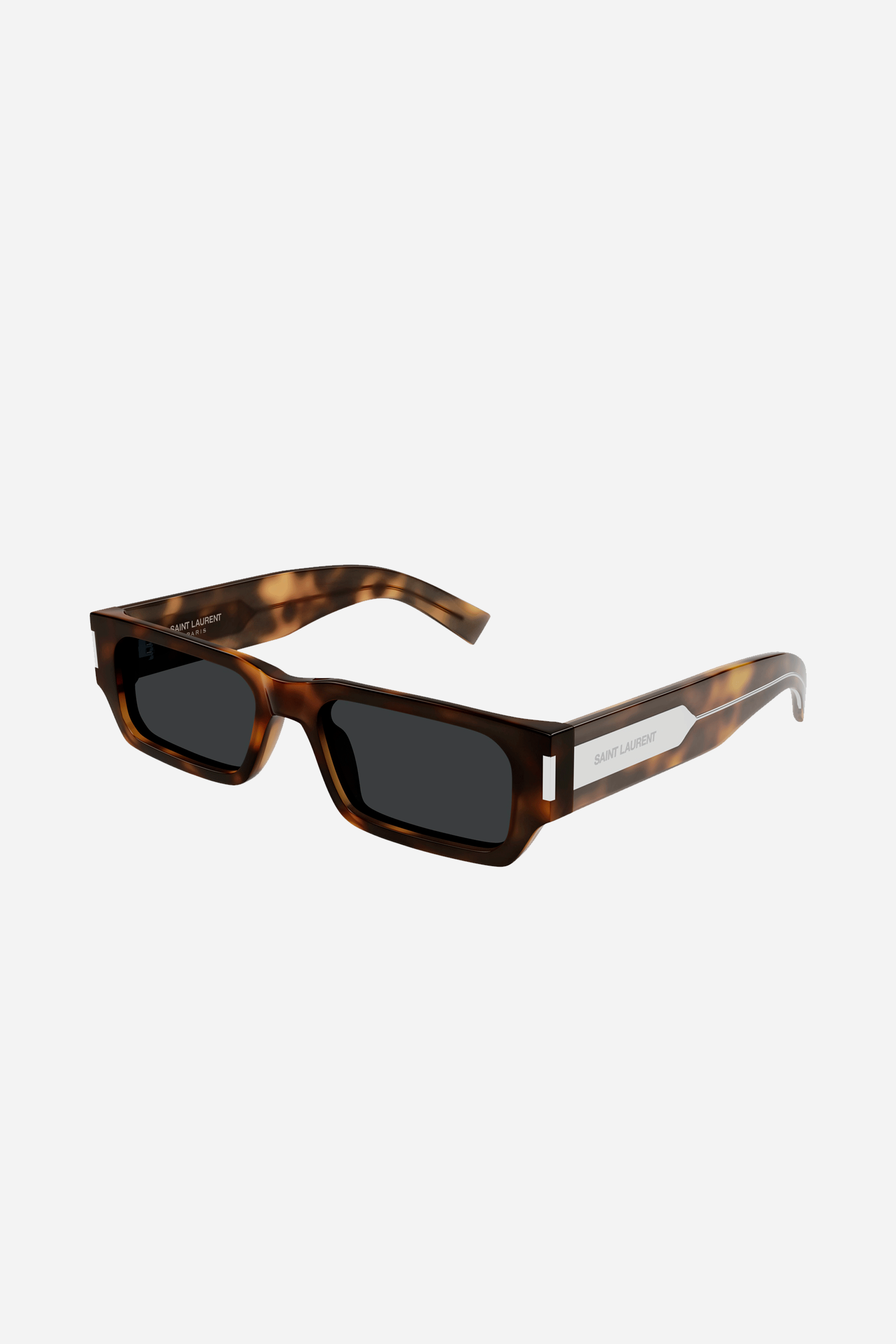 Saint Laurent havana rectangular sunglasses