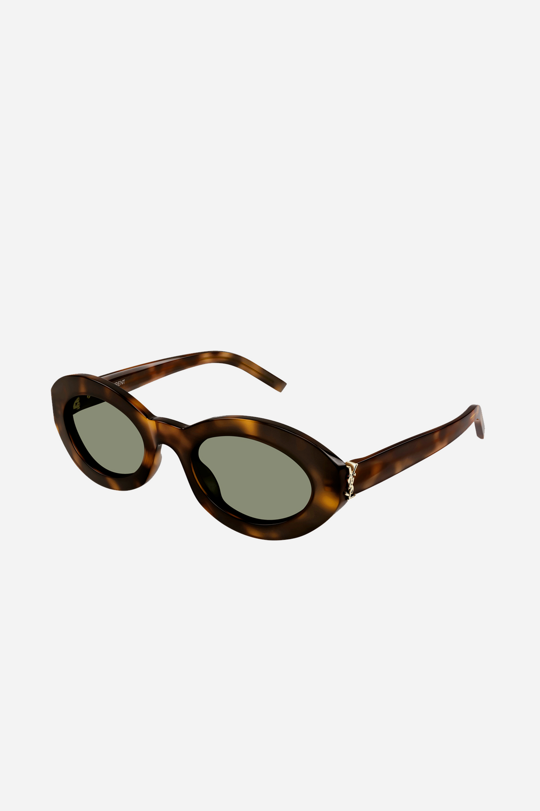 Saint Laurent oval havana sunglasses