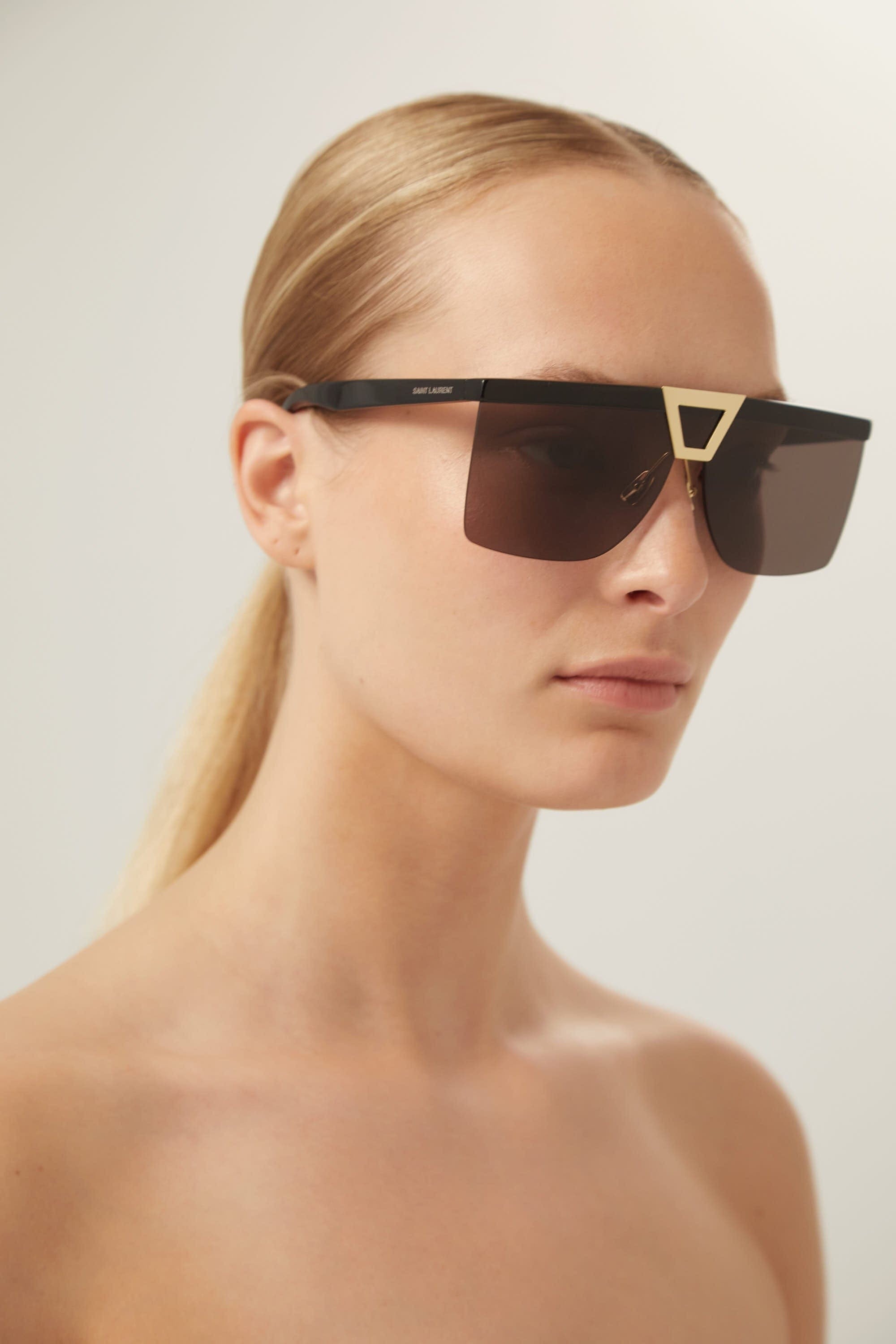 Saint Laurent Palace mask sunglasses