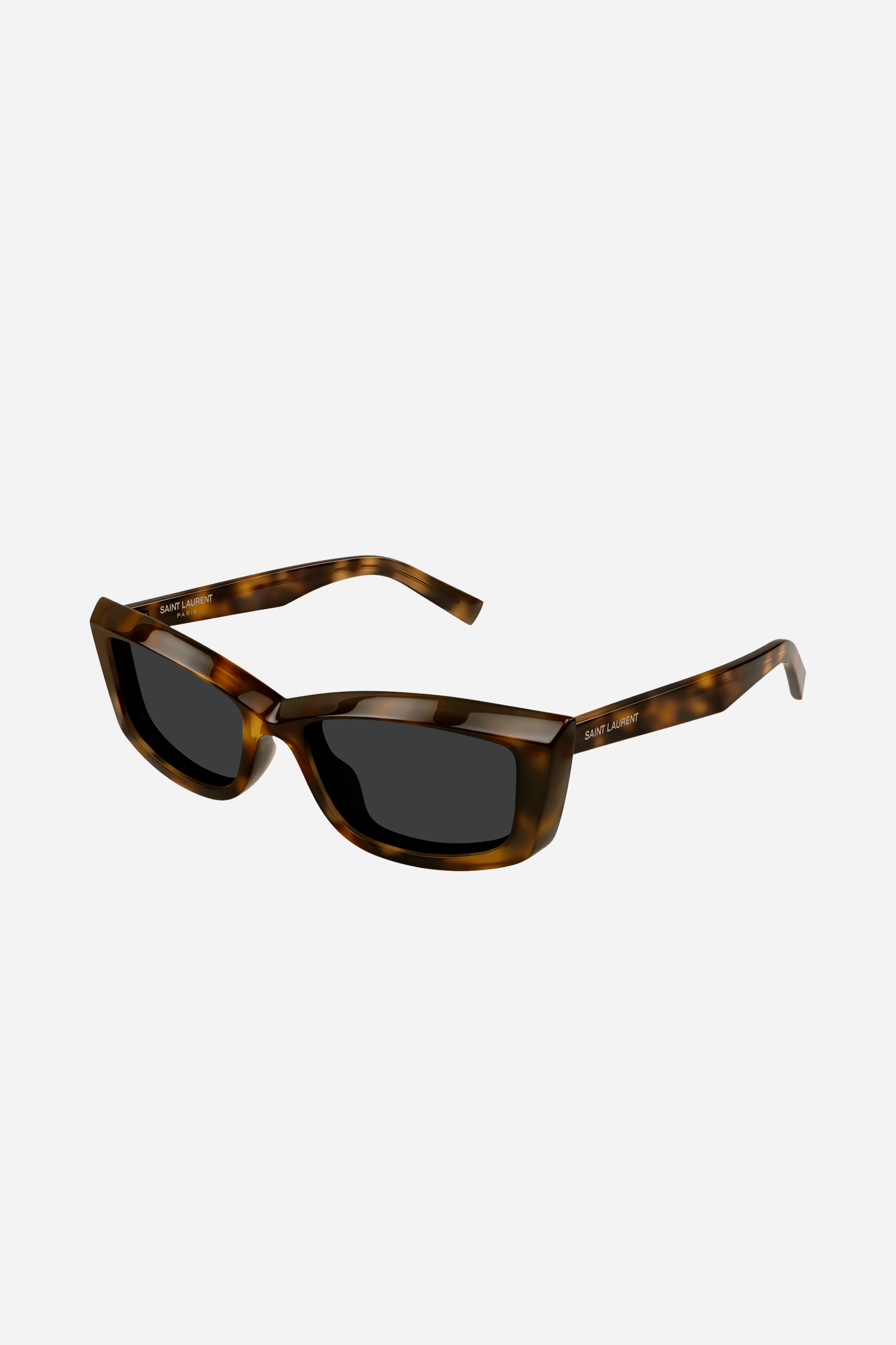 Saint Laurent rectangular havana sunglasses