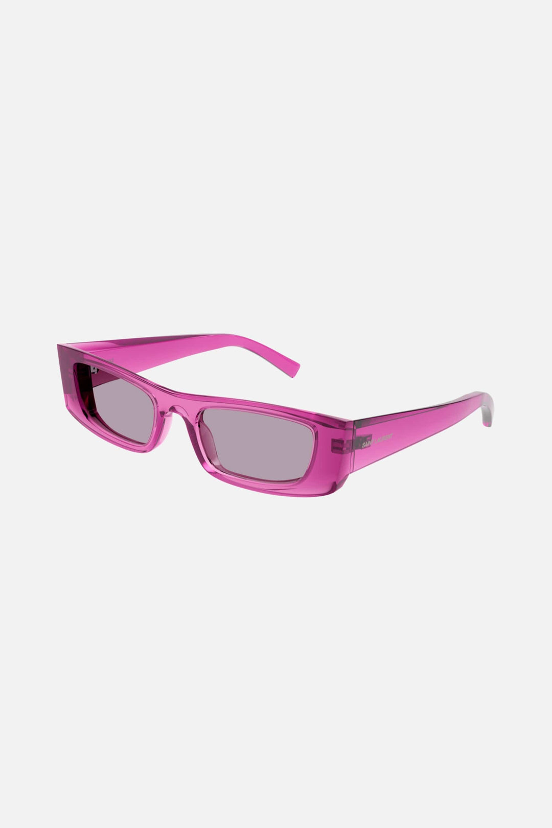 Saint Laurent rectangular pink sunglasses