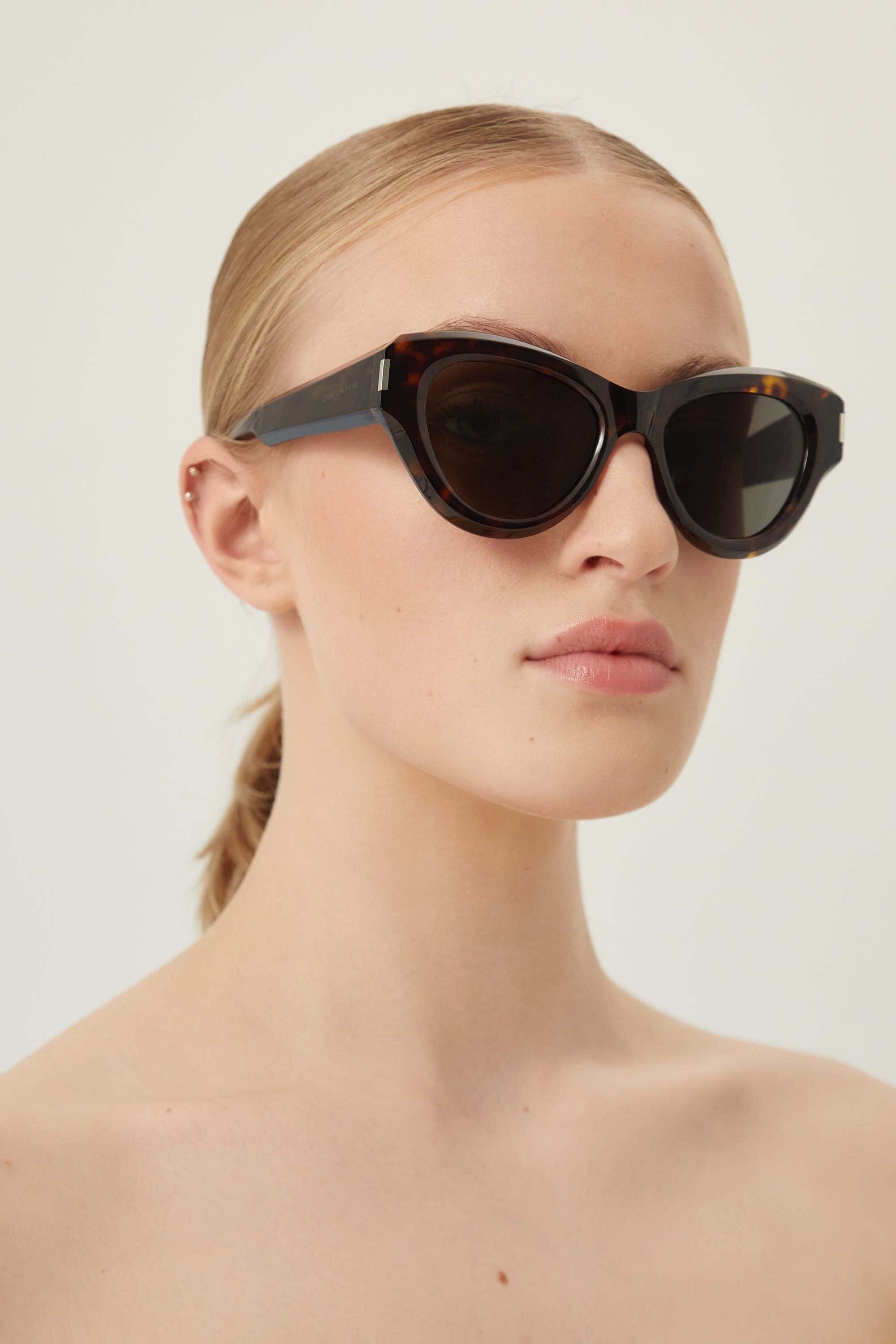 Saint Laurent super-bold cat-eye sunglasses