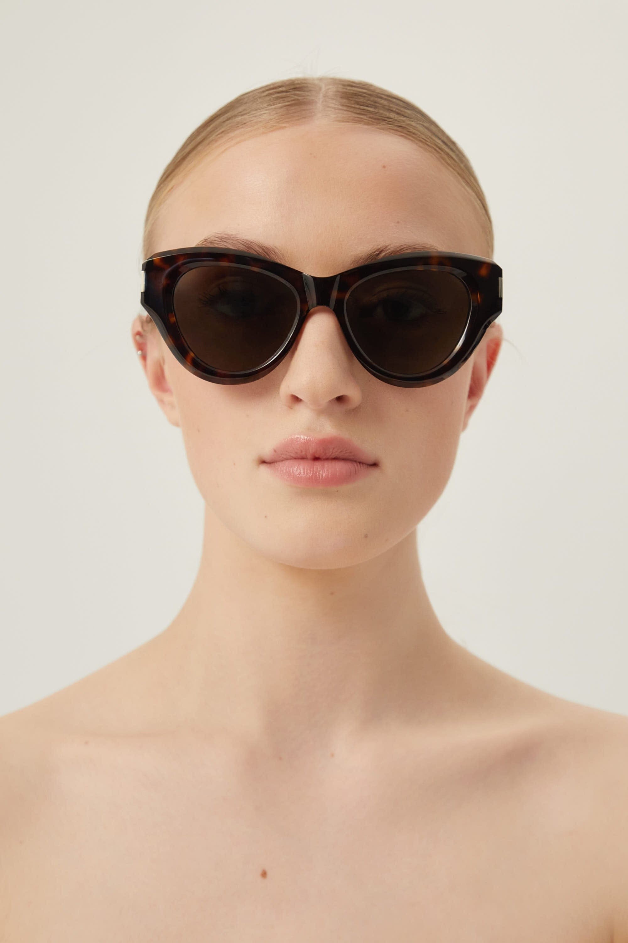 Saint Laurent super-bold cat-eye sunglasses