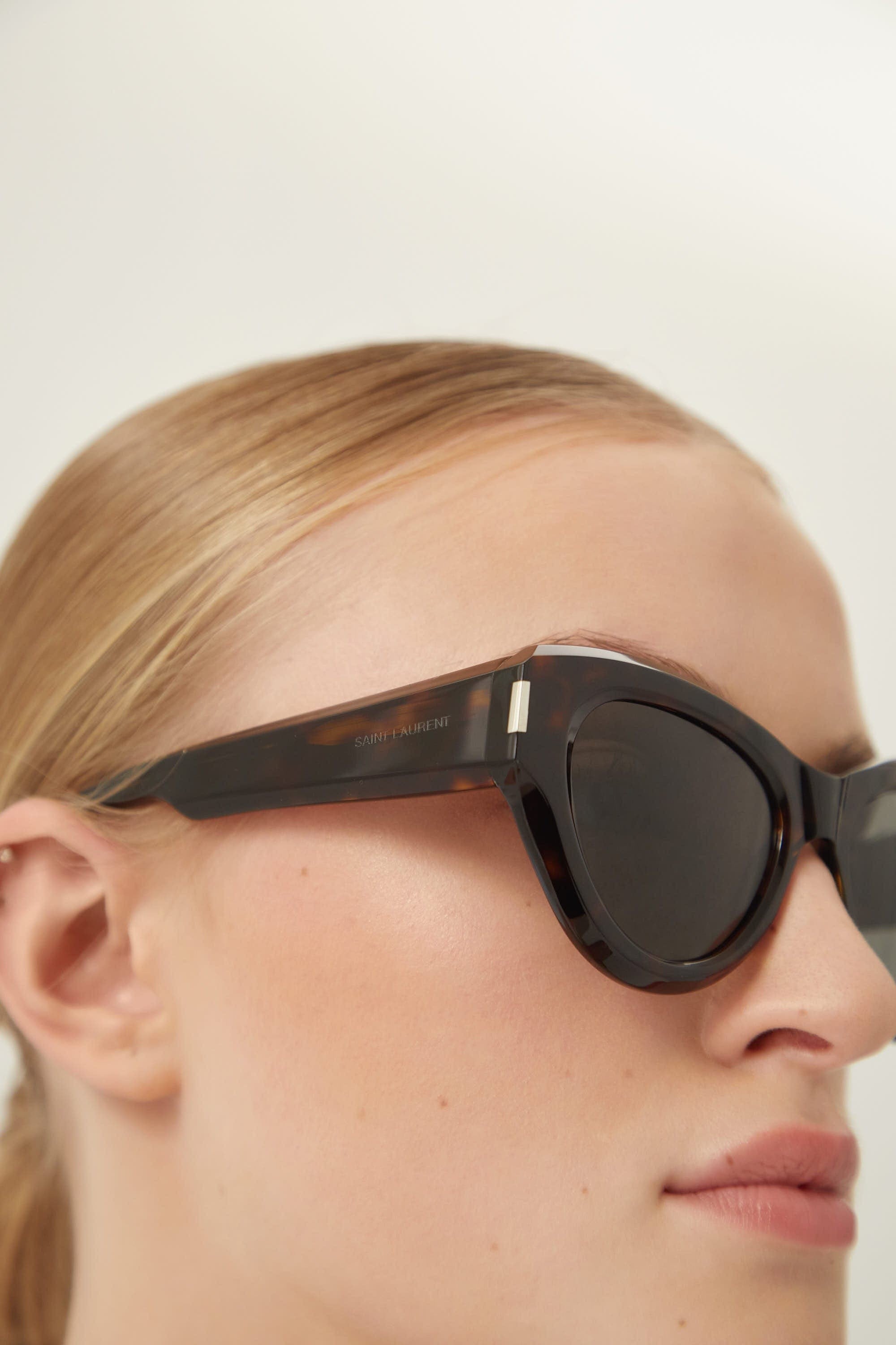 Saint Laurent super-bold cat-eye sunglasses