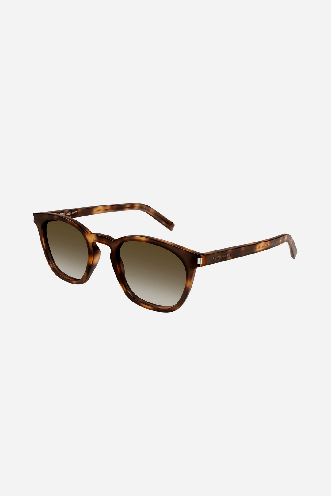 Saint Laurent thin-rimmed havana sunglasses