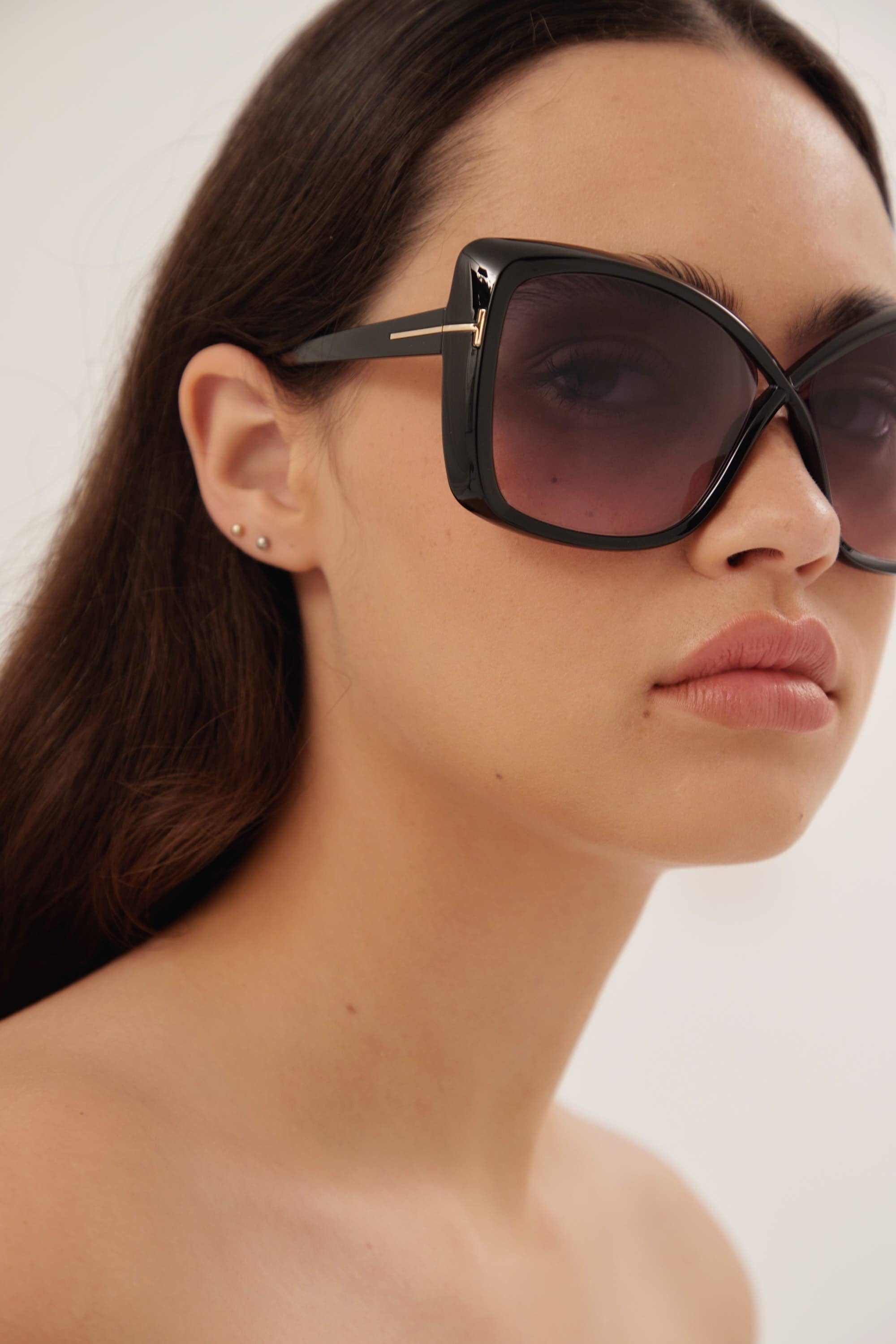 Tom Ford Butterfly black sunglasses