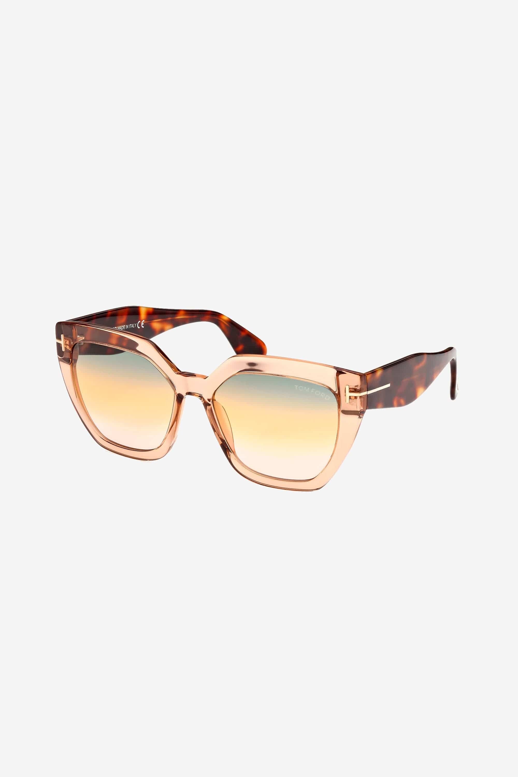 Tom Ford femenine trasparent cat eye sunglasses