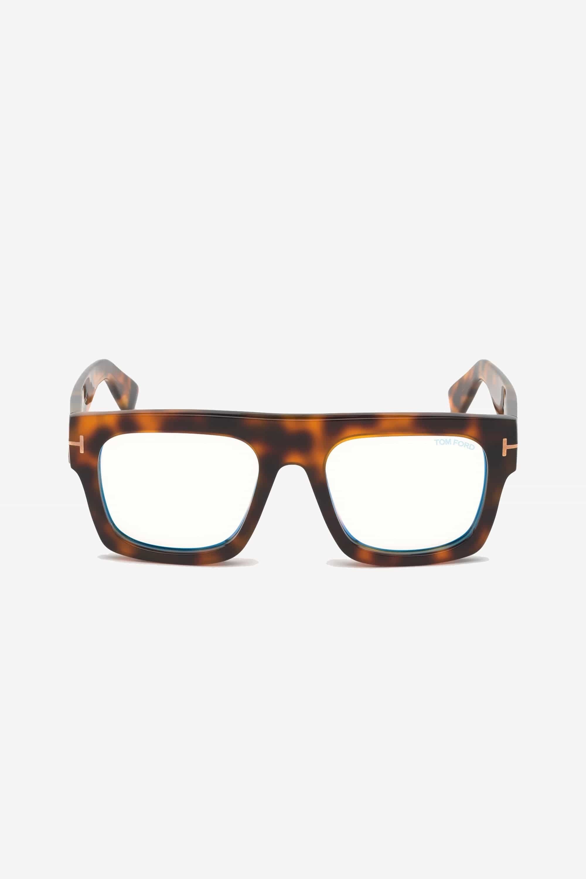 Tom Ford havana squared glasses