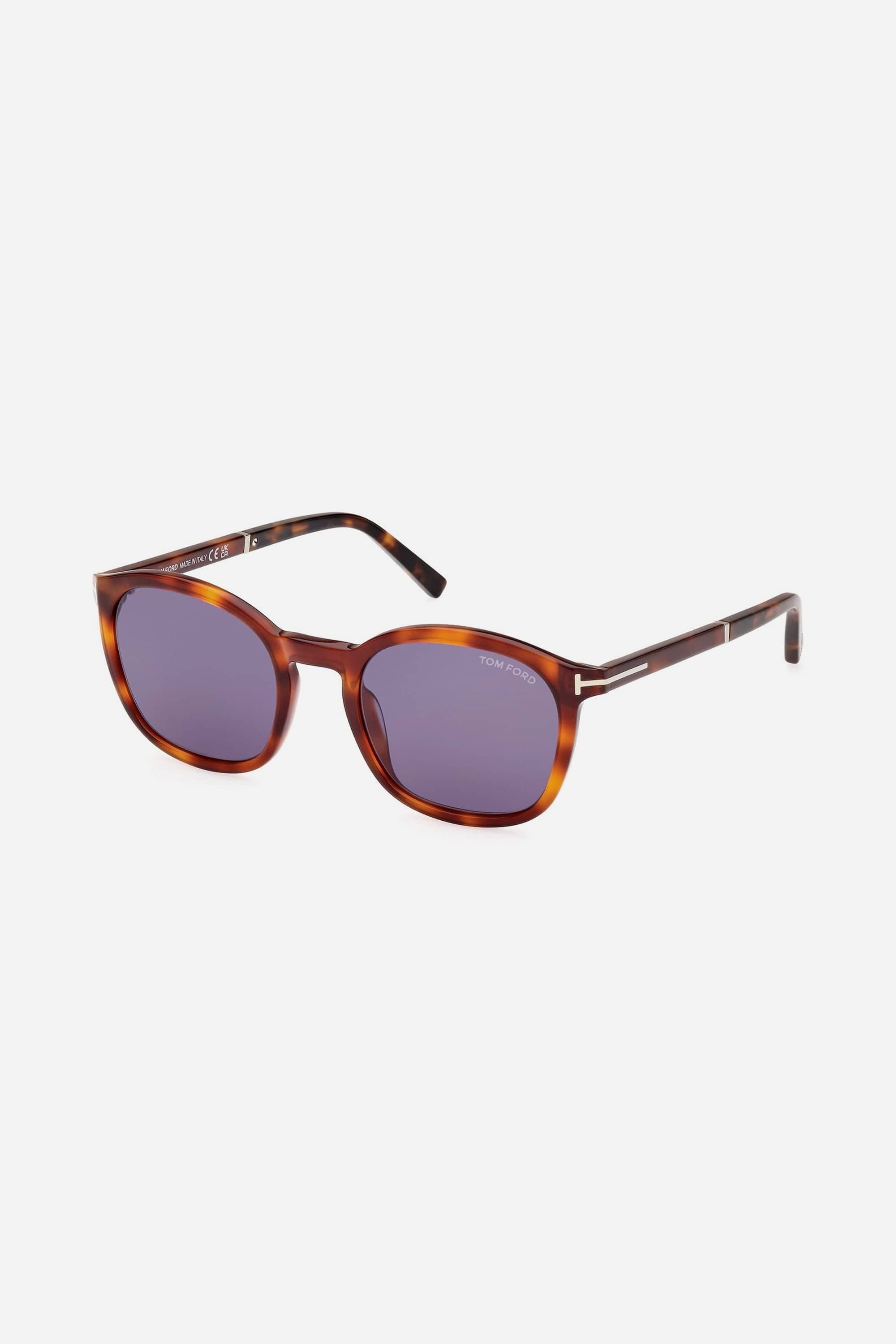 Tom Ford Jayson TF1020 havana round sunglasses