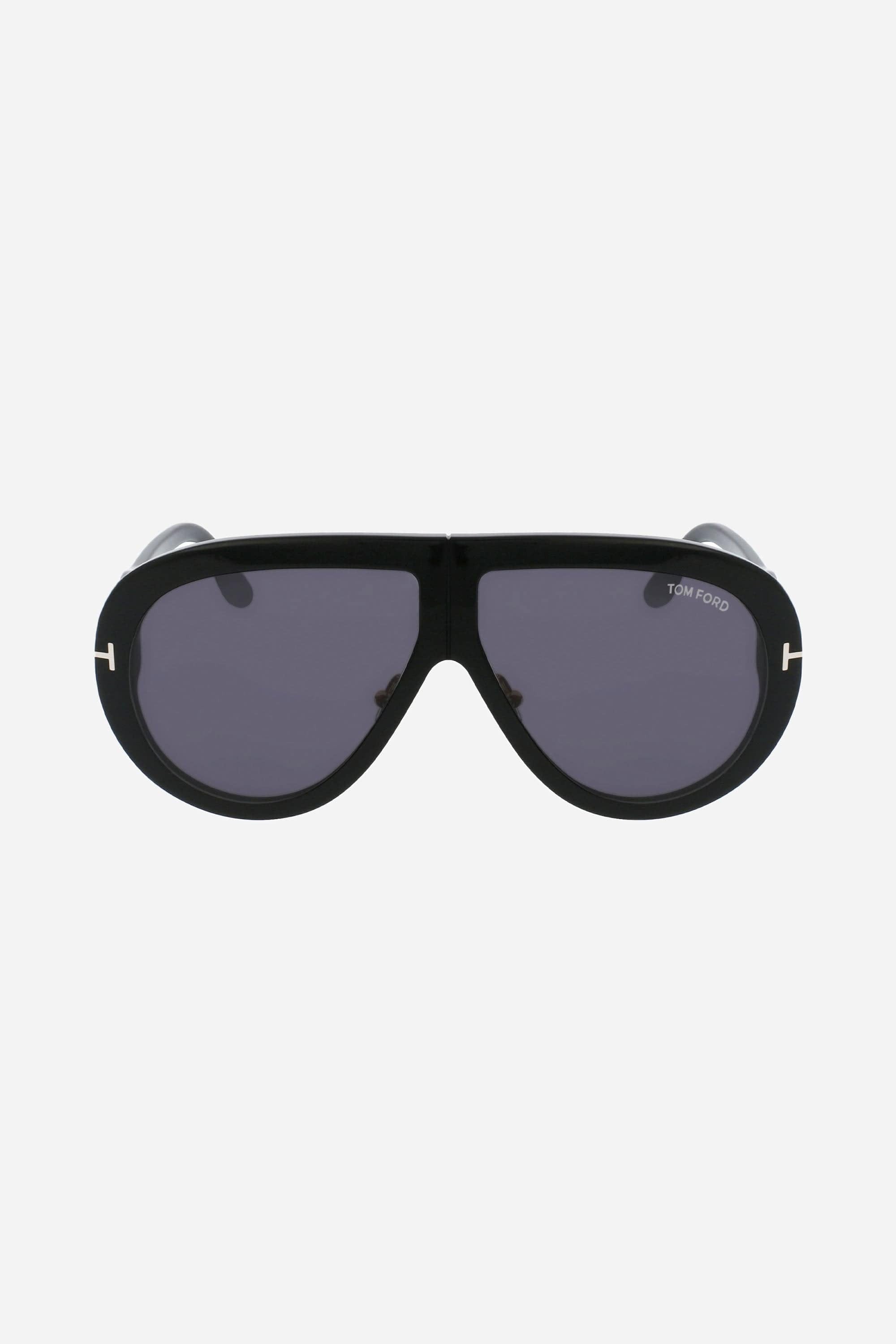 Tom Ford oversized pilot black sunglasses