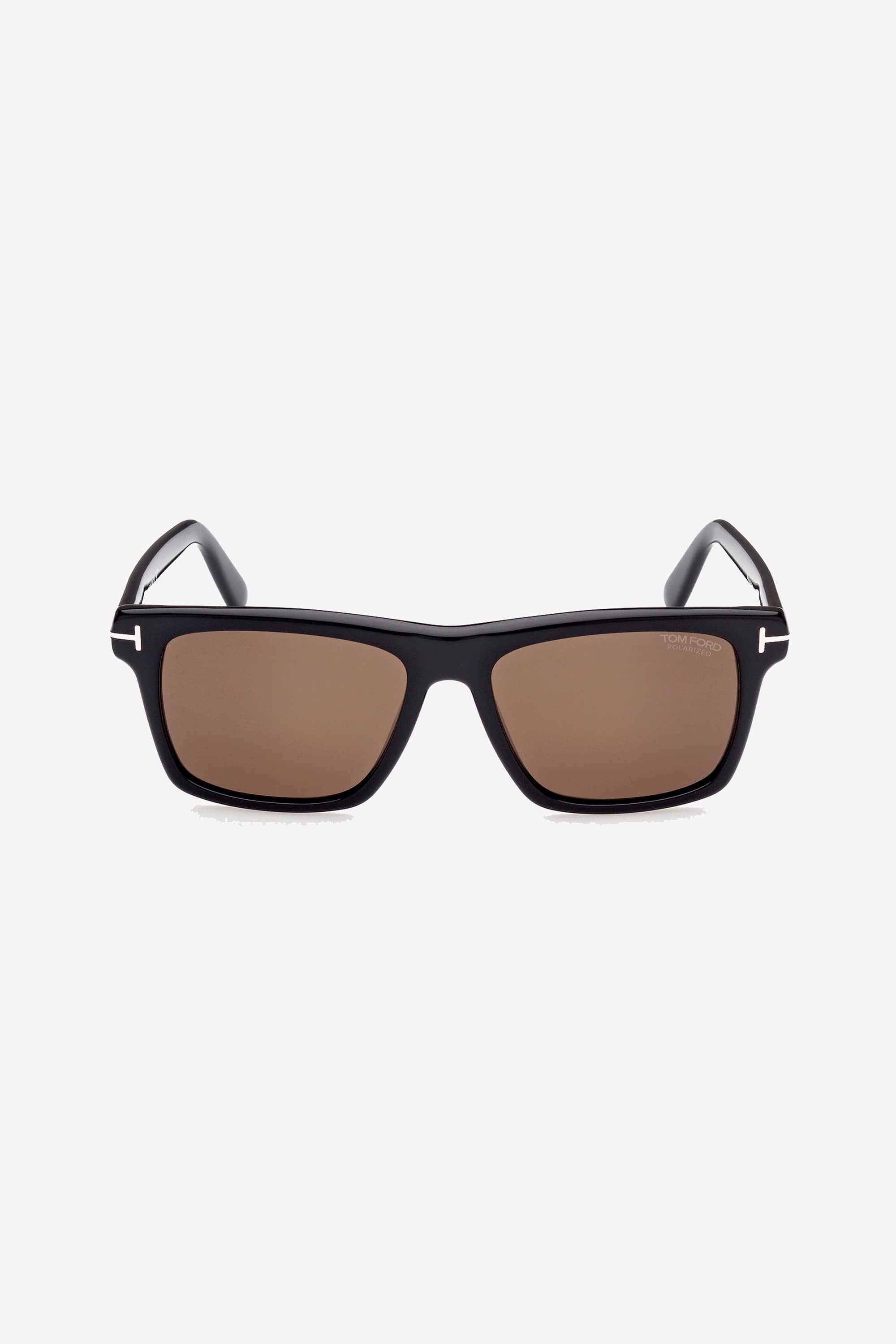 Tom Ford rectangular black sunglasses