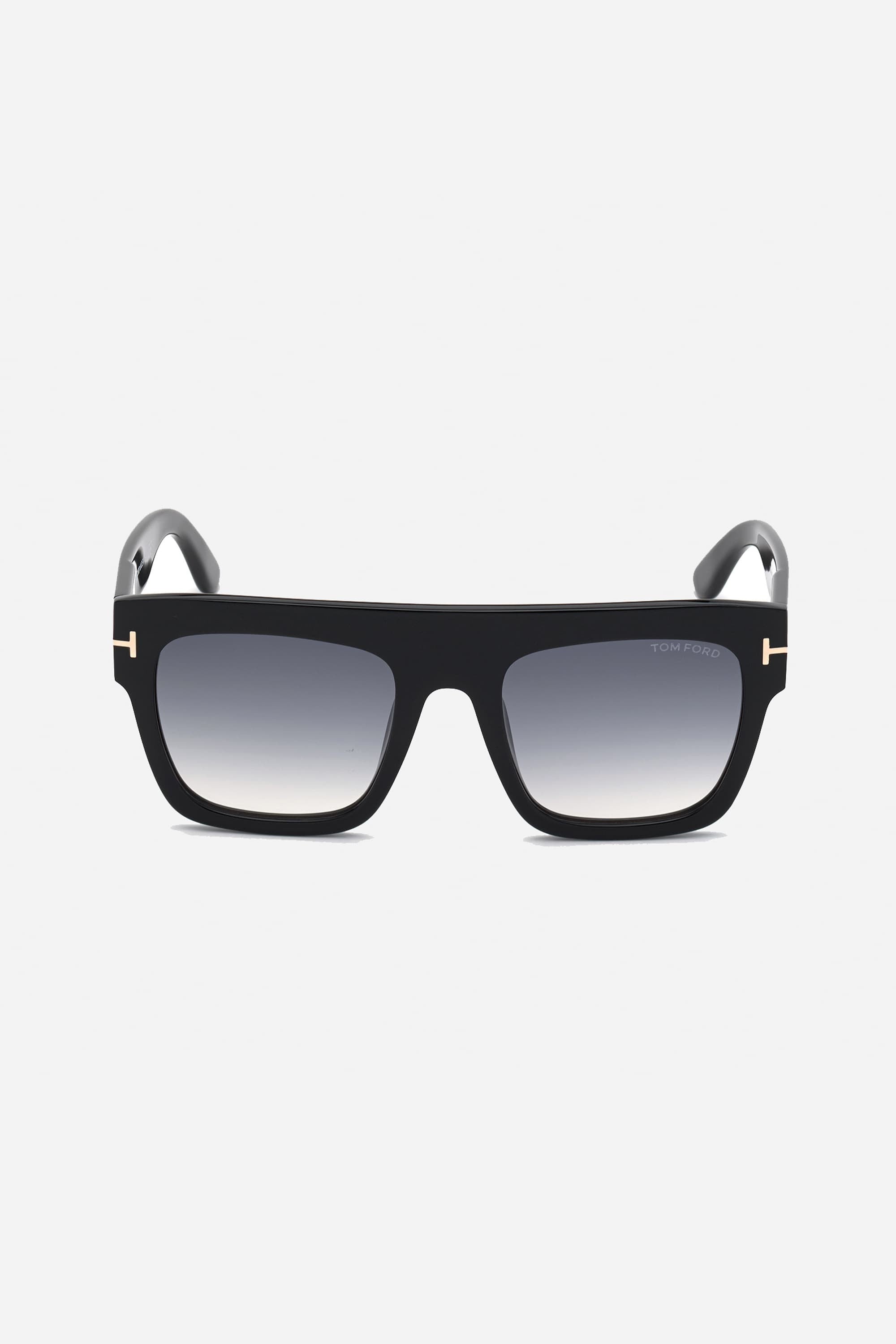 Tom Ford Renee black squared sunglasses