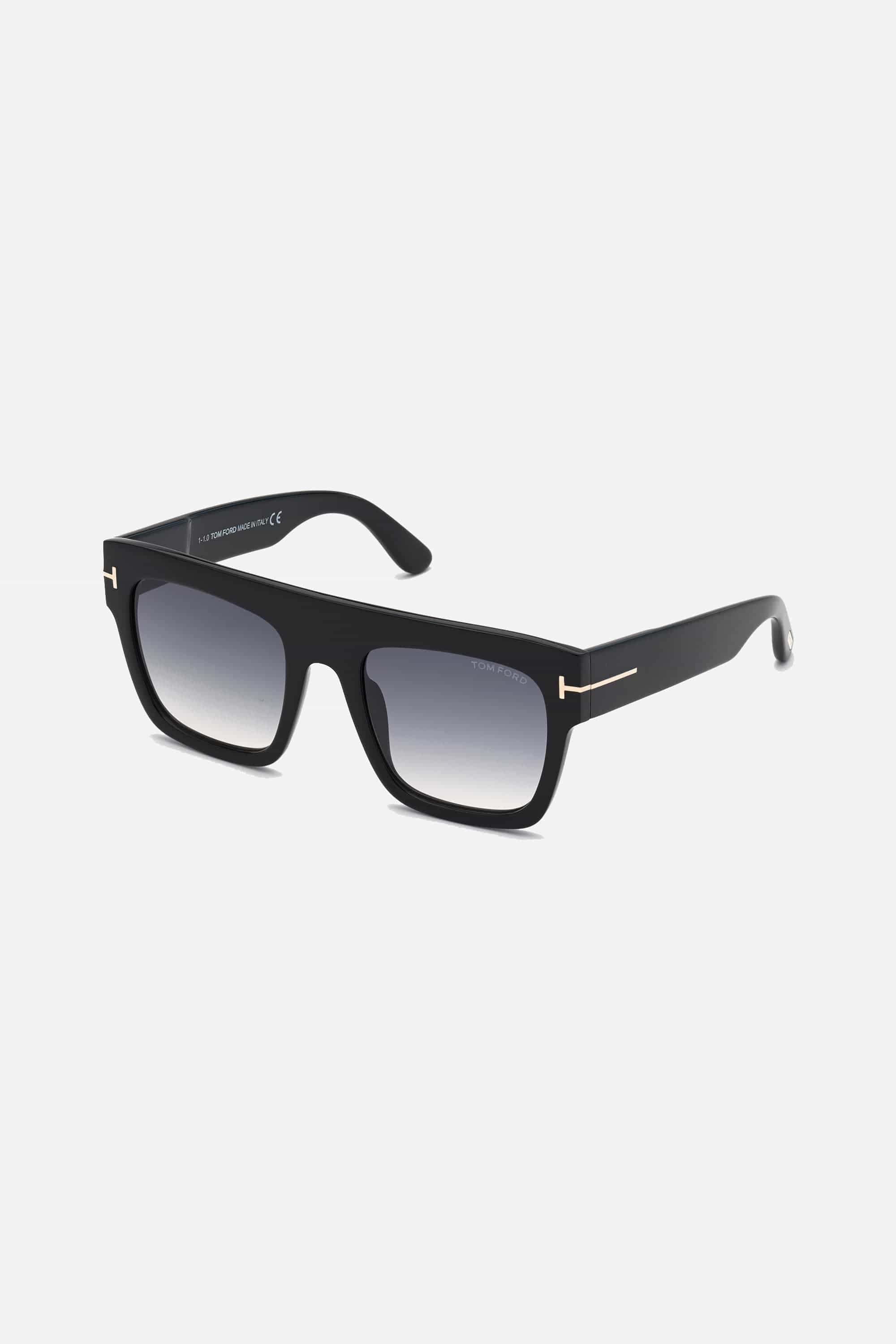 Tom Ford Renee black squared sunglasses