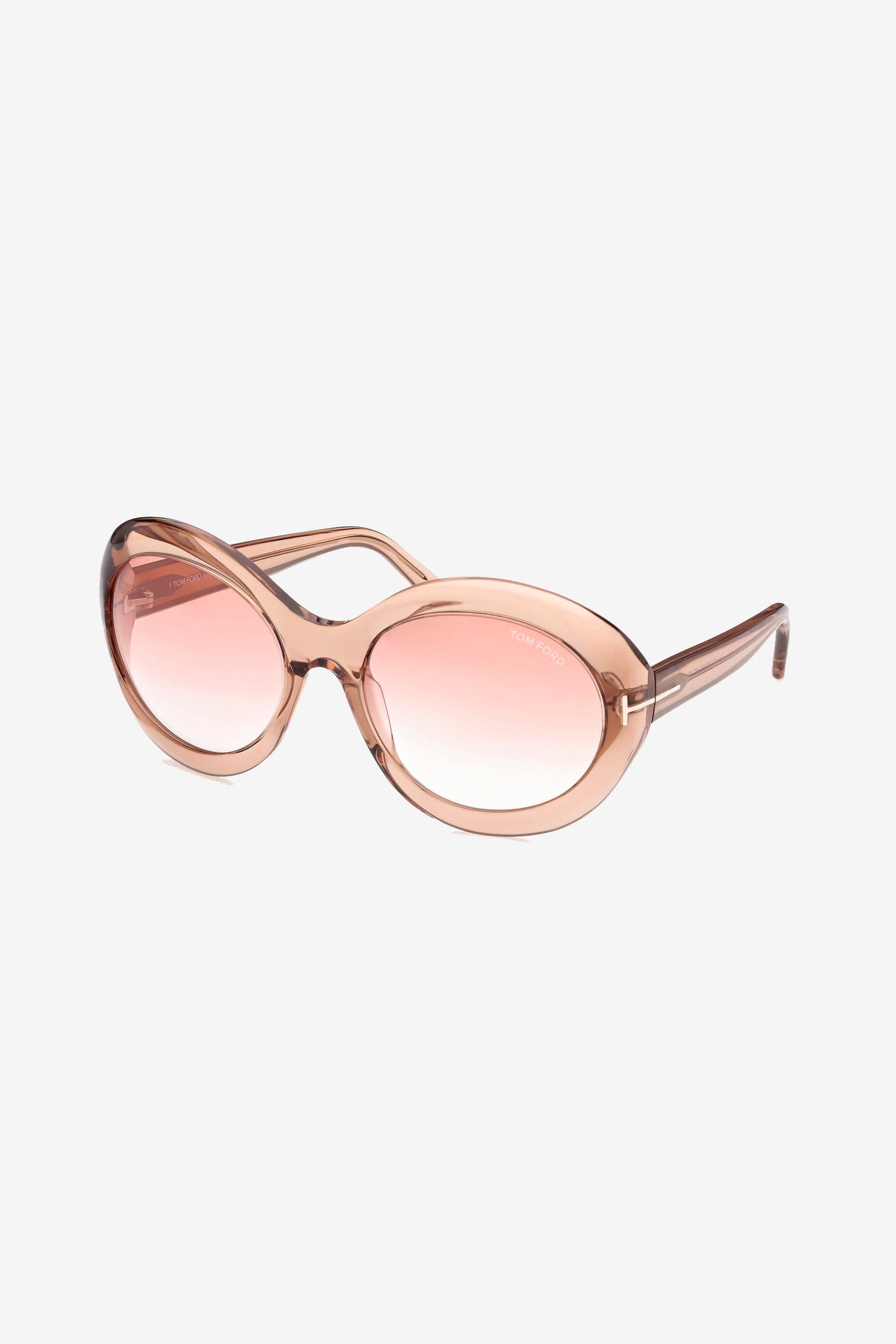 Tom Ford round pink sunglasses