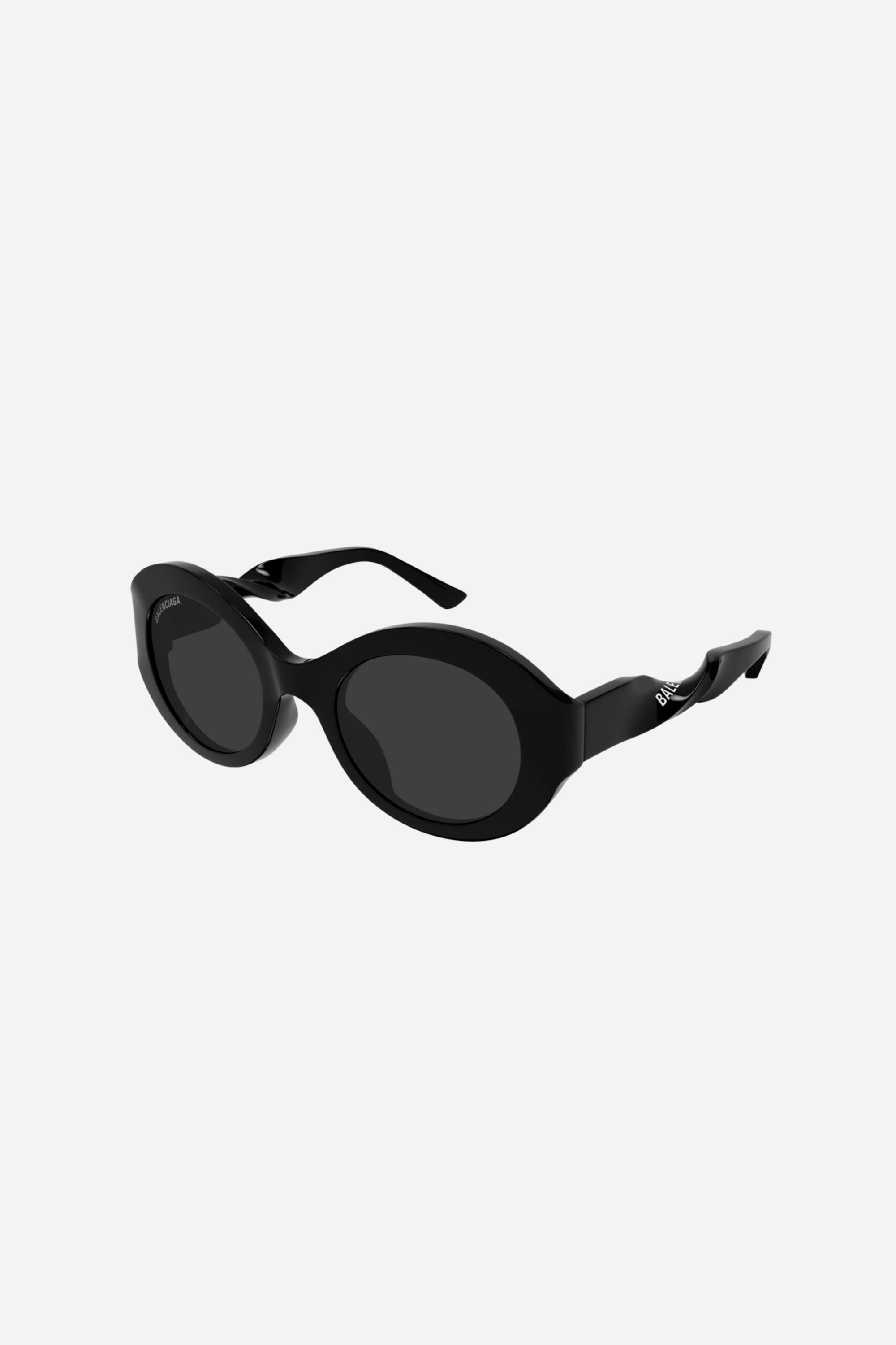 Balenciaga rounded cat eye twisted sunglasses