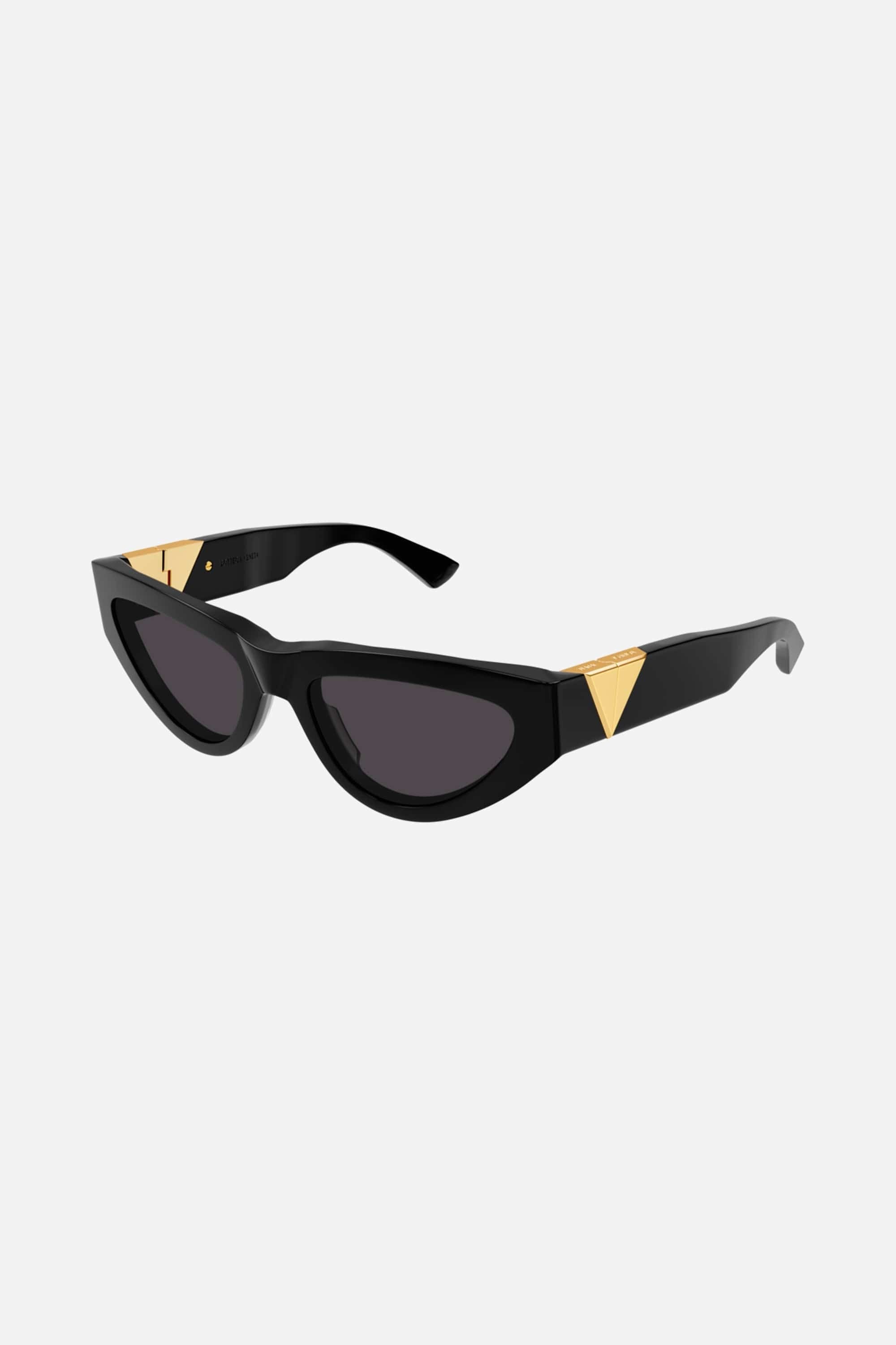 Bottega Veneta black cat eye sunglasses