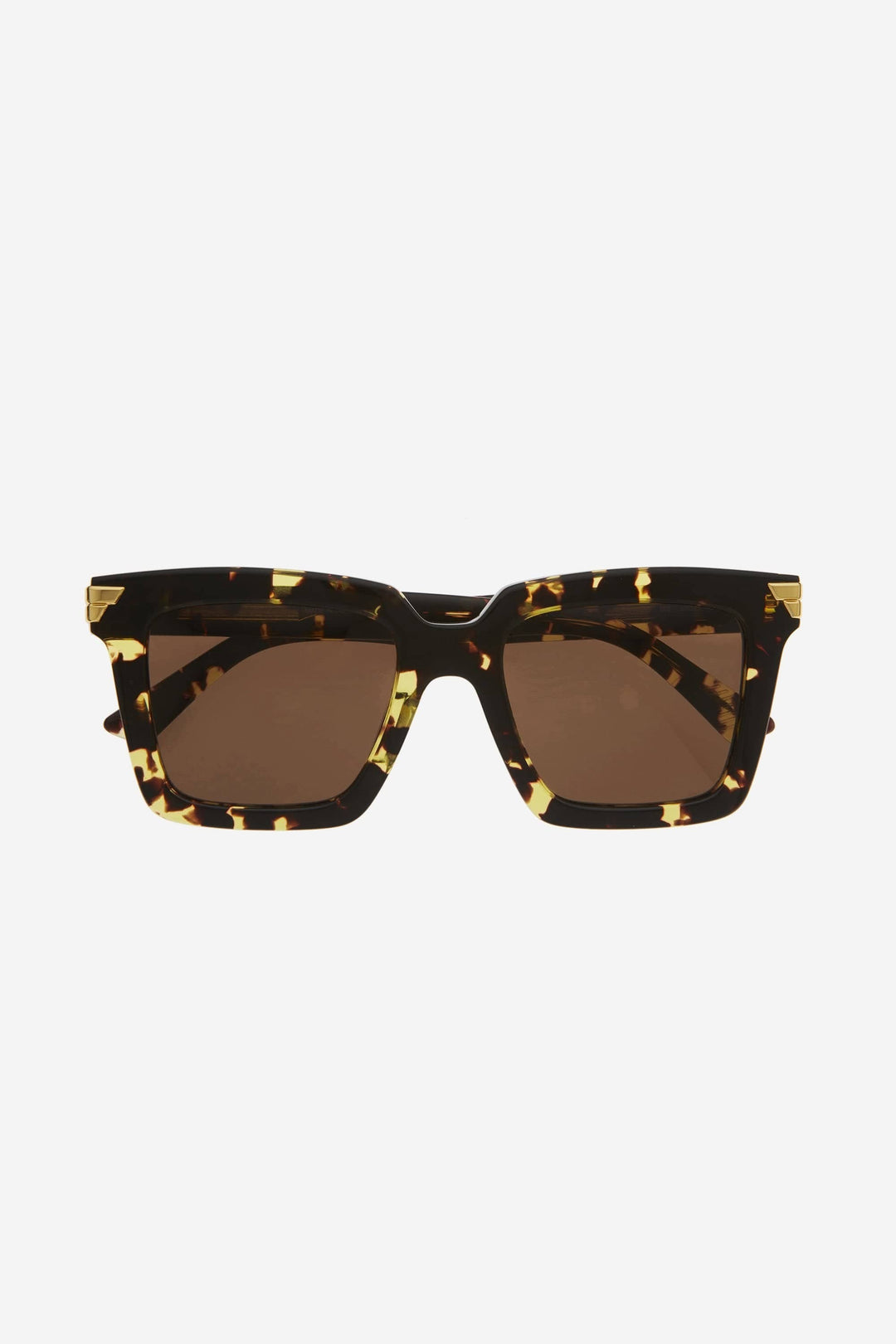 Bottega Veneta iconic squared havana acetate sunglasses