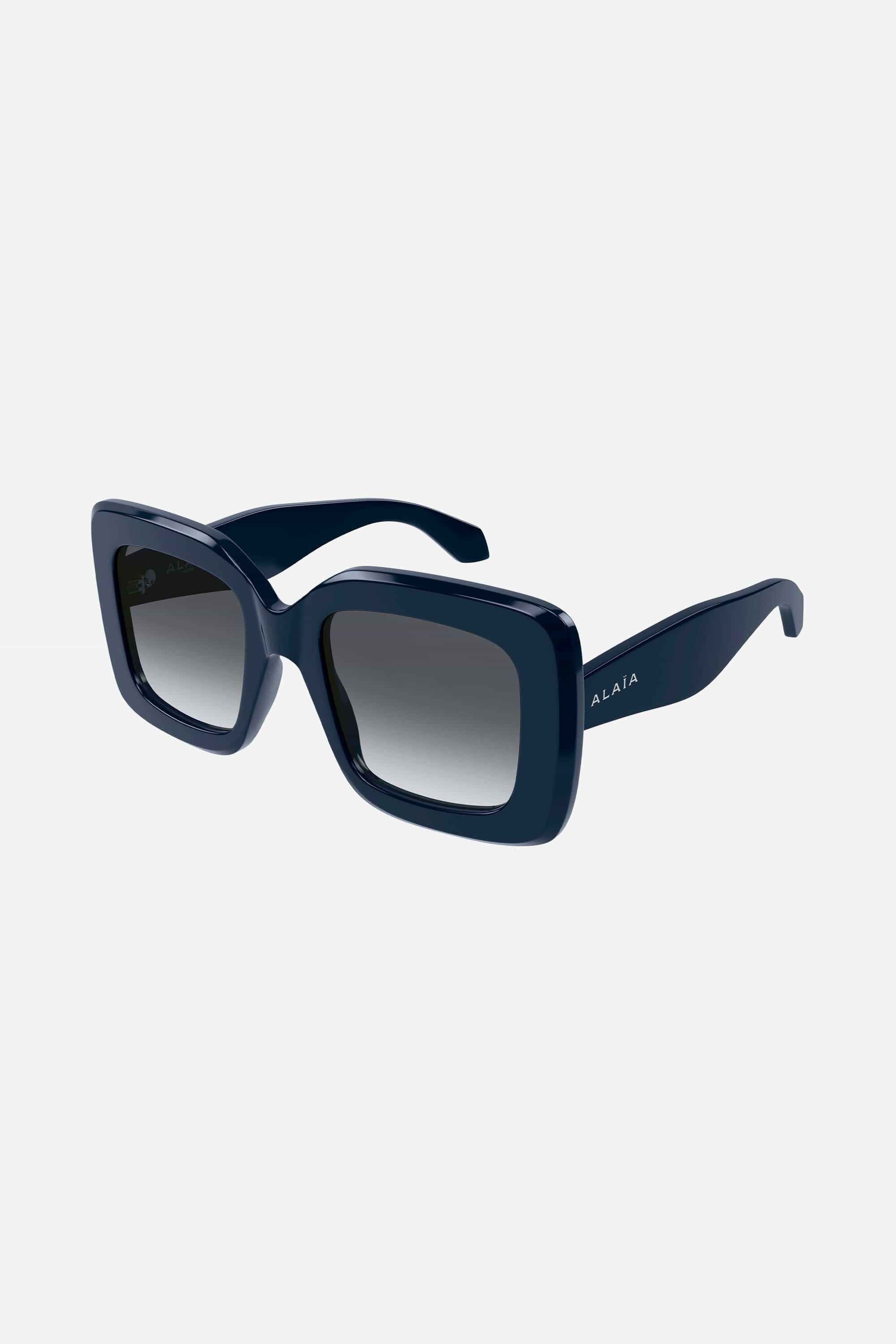 Alaia Blue Squared Sunglasses