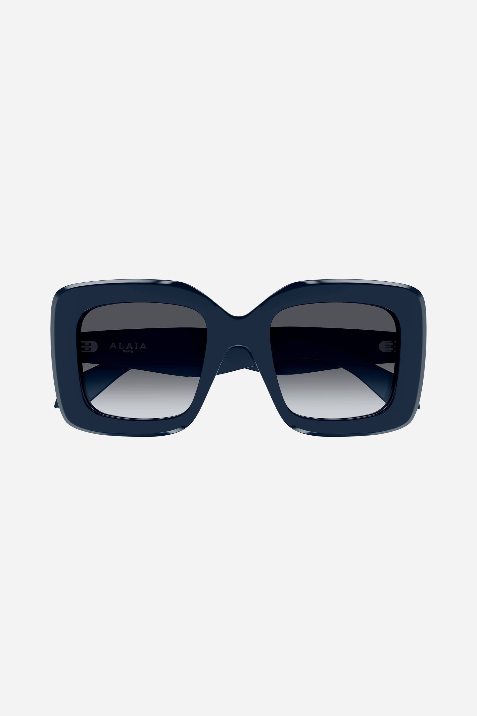 Alaia Blue Squared Sunglasses