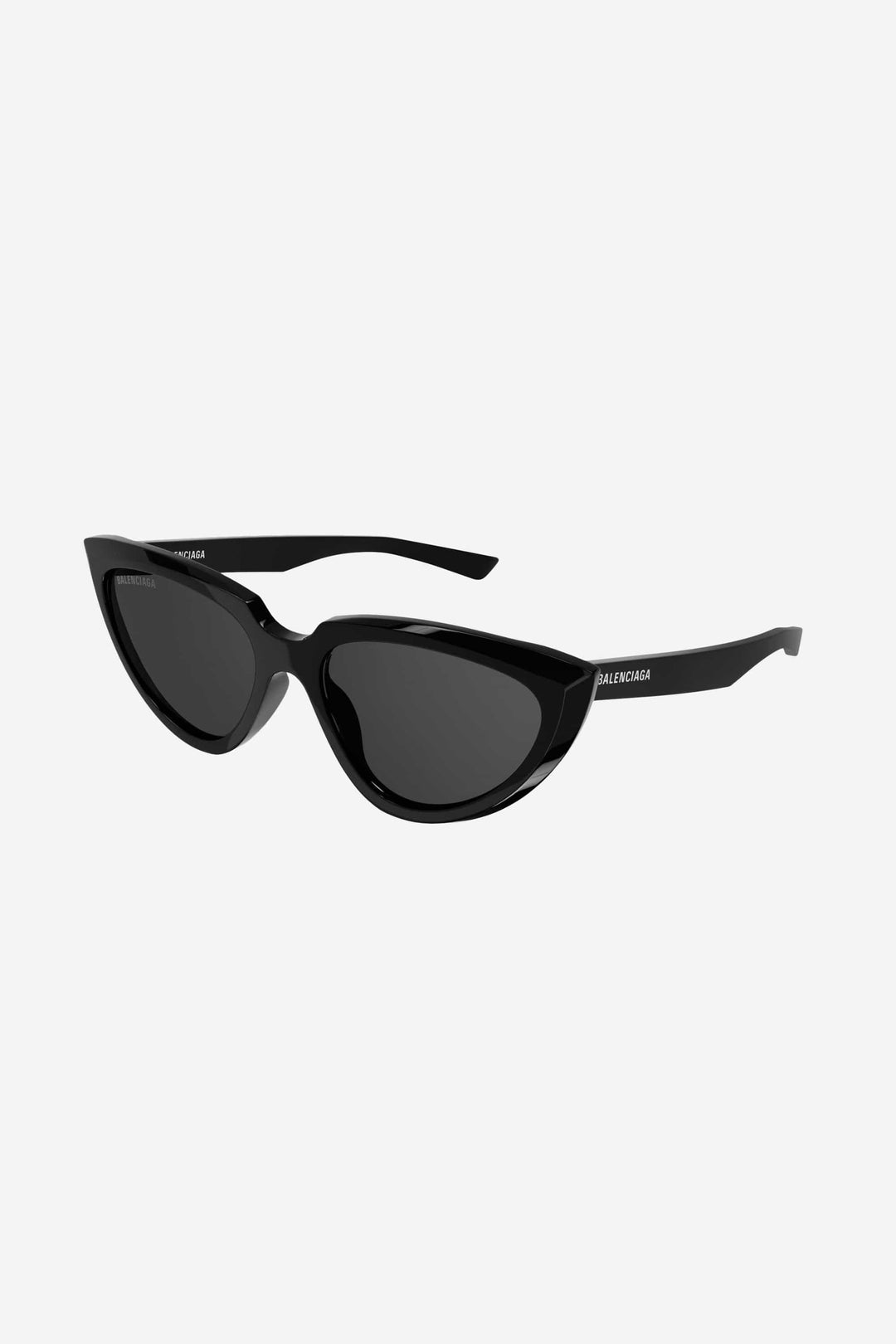 Balenciaga angular black cat-eye sunglasses