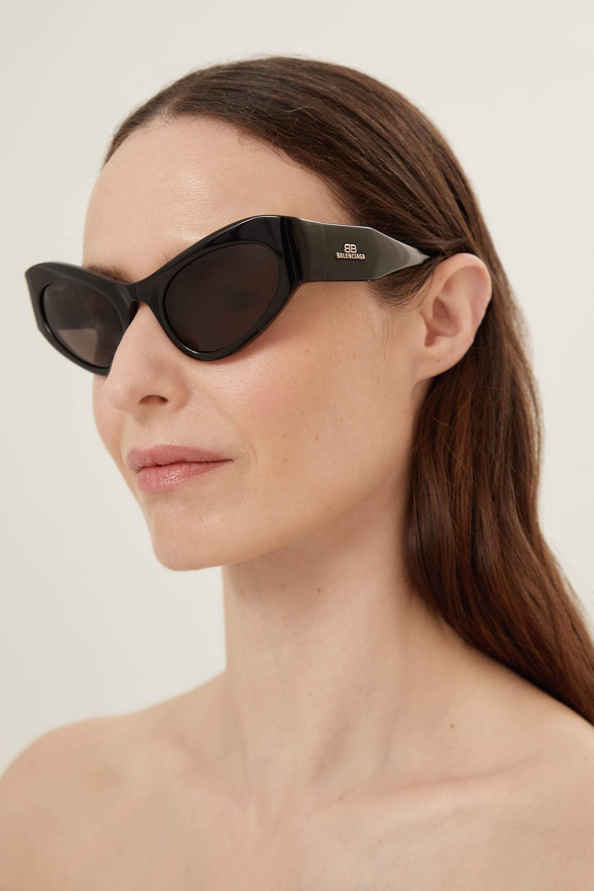 Balenciaga cat butterfly black sunglasses