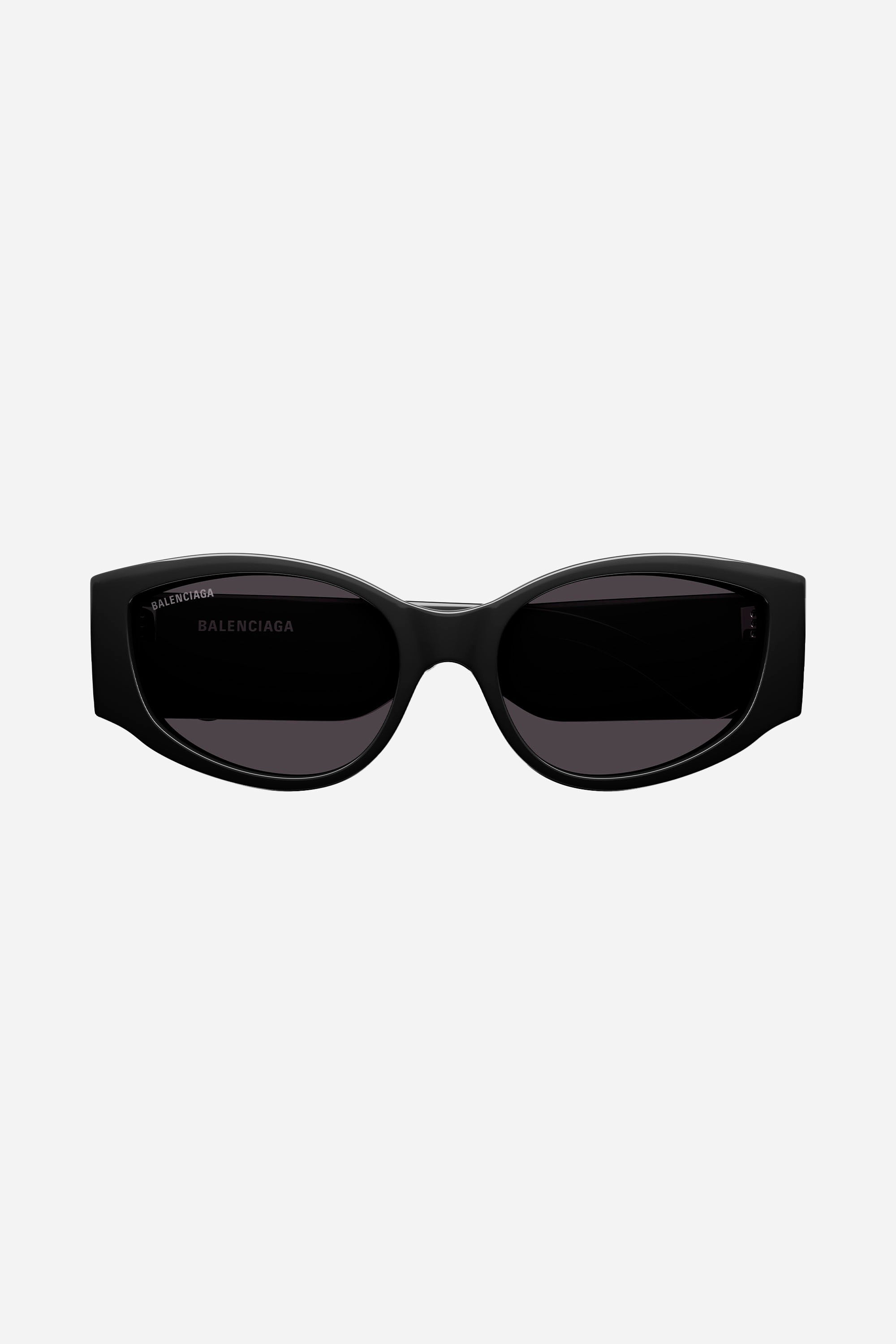 Balenciaga chunky black sunglasses