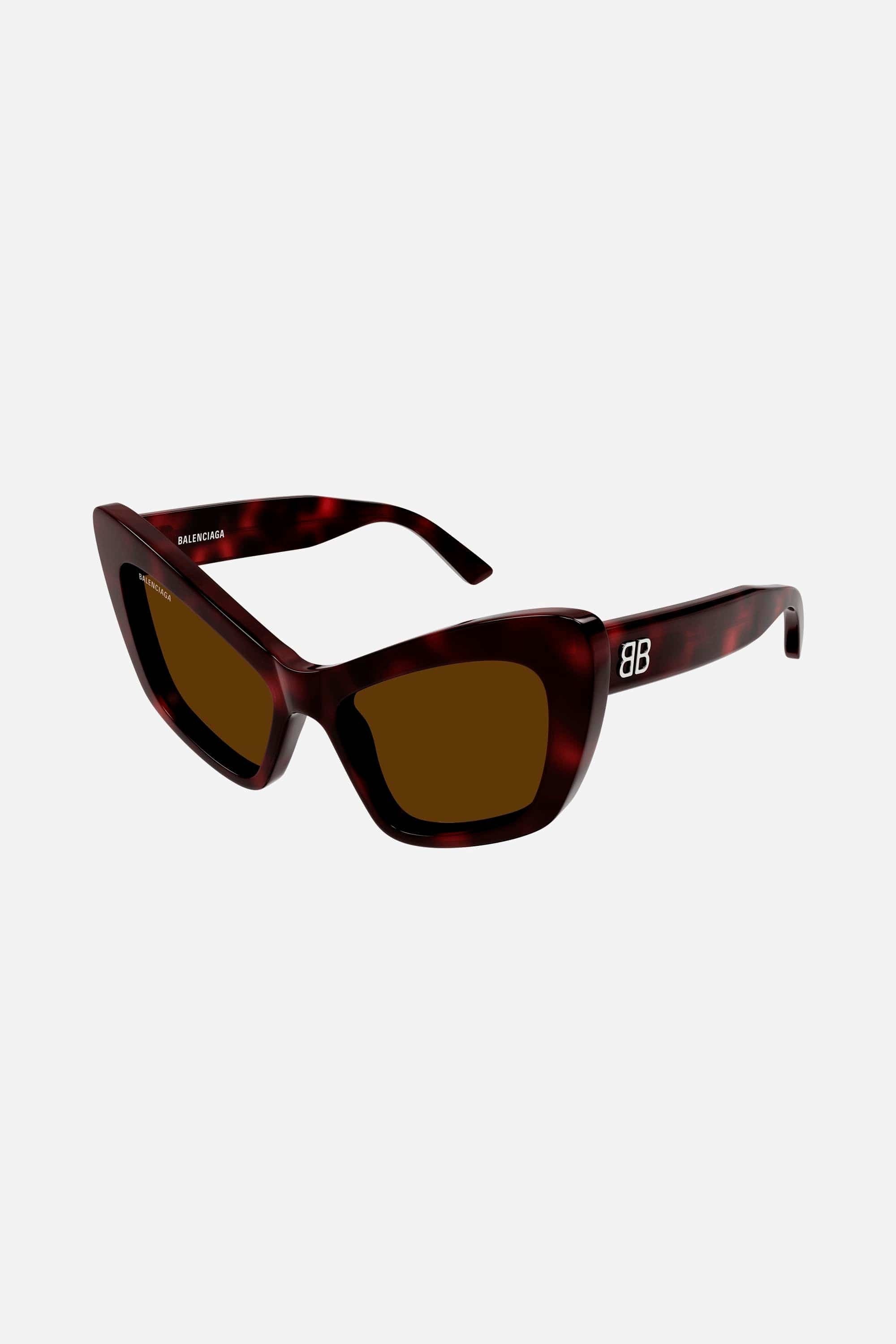 Balenciaga havana butterfly shape sunglasses