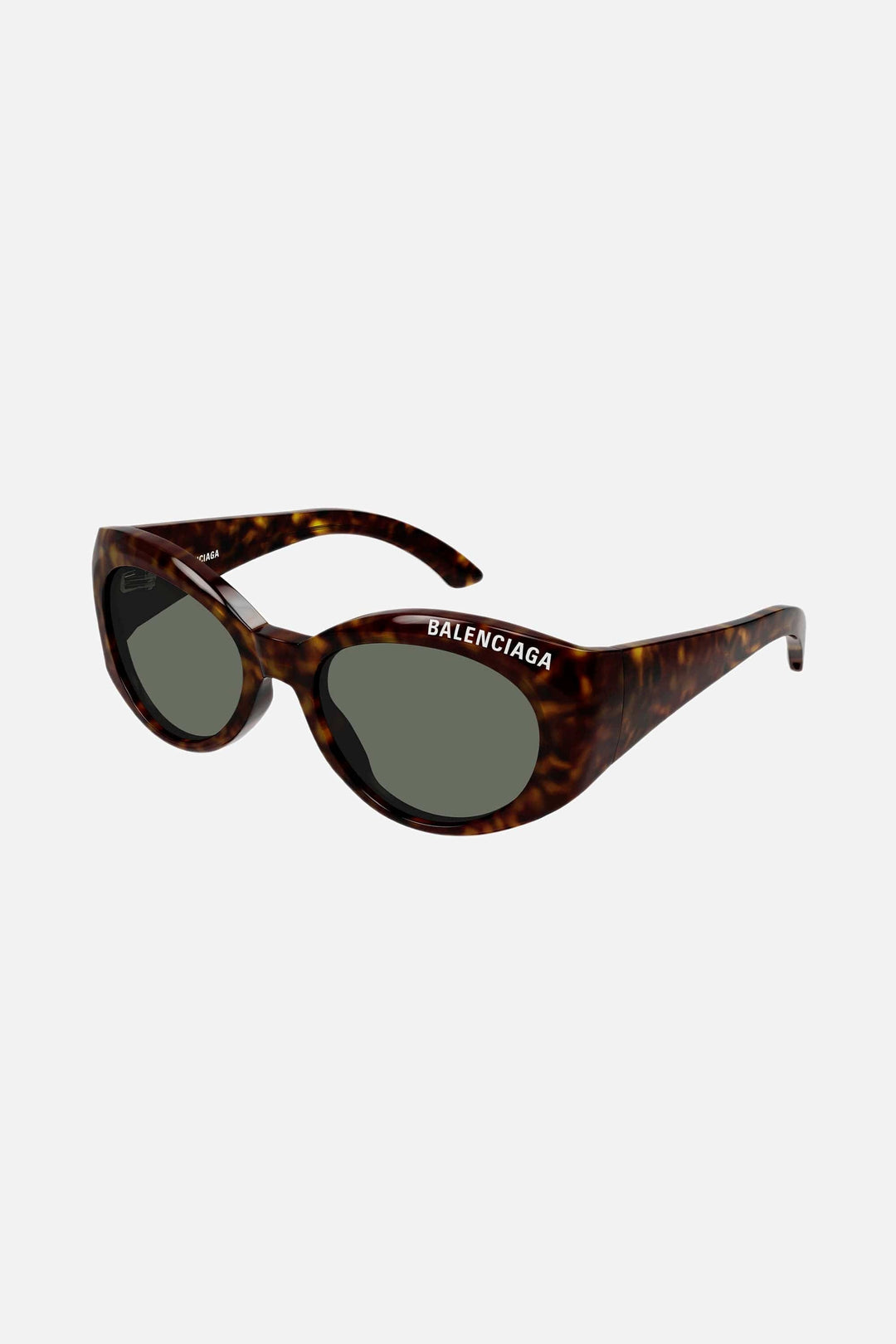 Balenciaga havana oval sunglasses