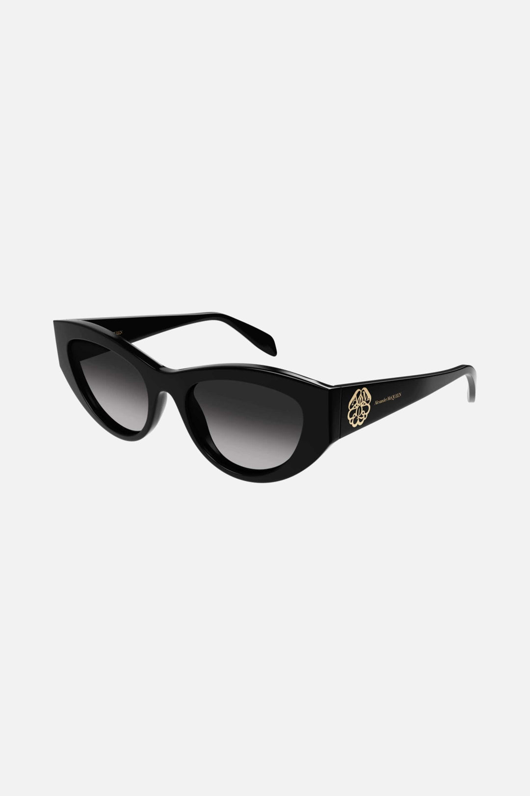 Alexander McQueen black cat eye sunglasses