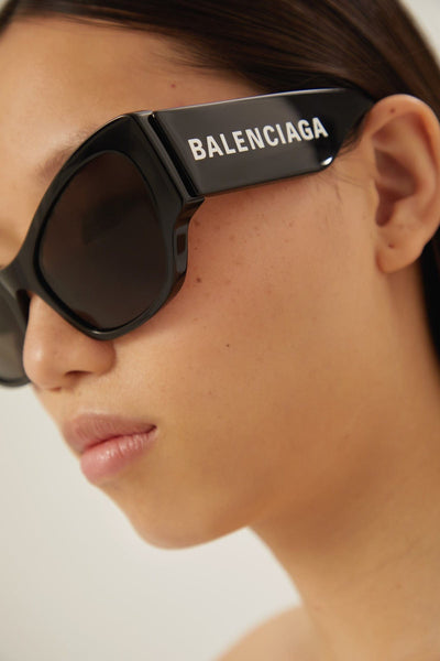 【送料&関税込】Balenciaga Butterfly Sunglasses Mask Butterfly sunglasses in black - Balenciaga | Mytheresa