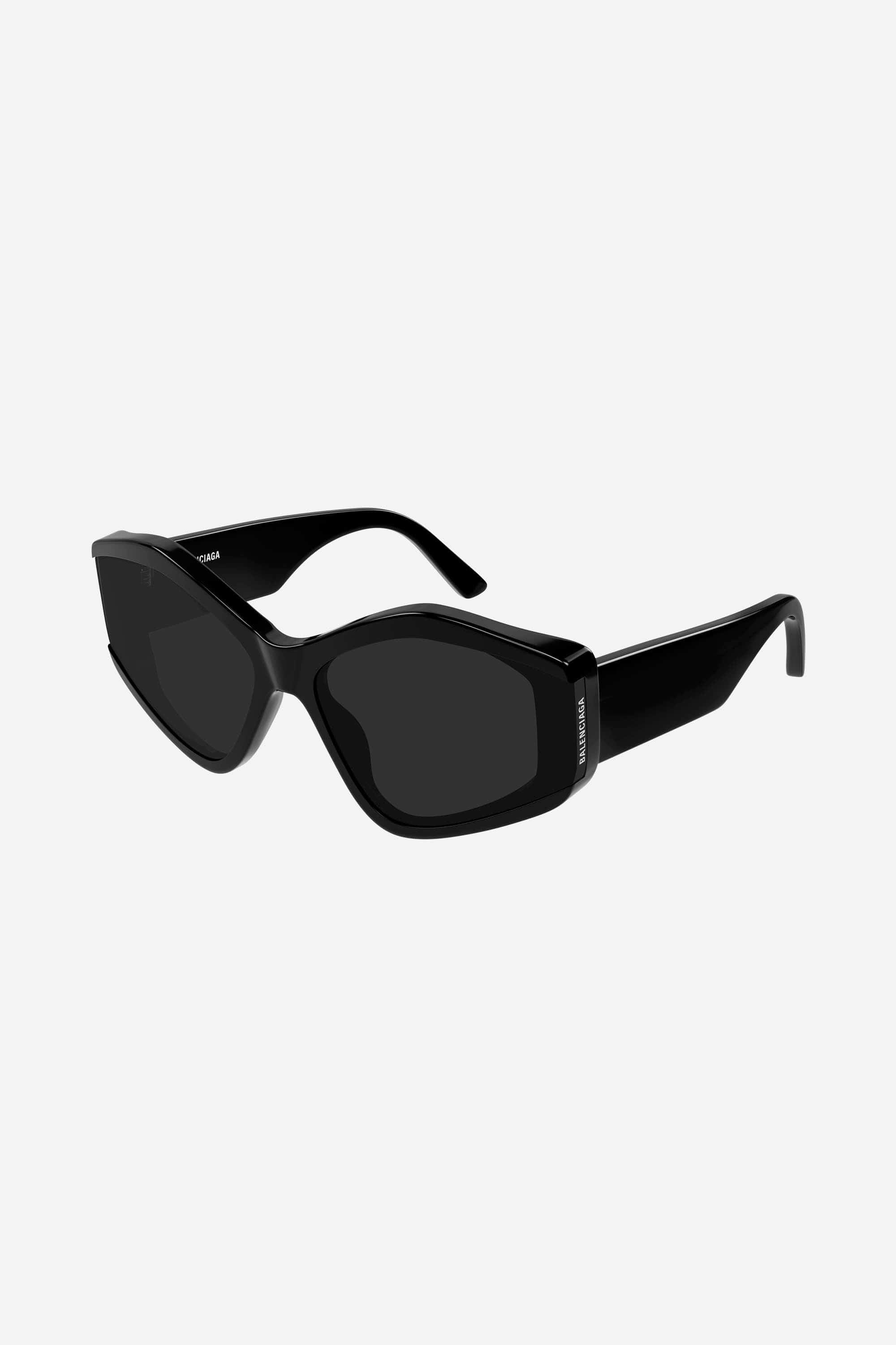 Balenciaga overized black sunglasses