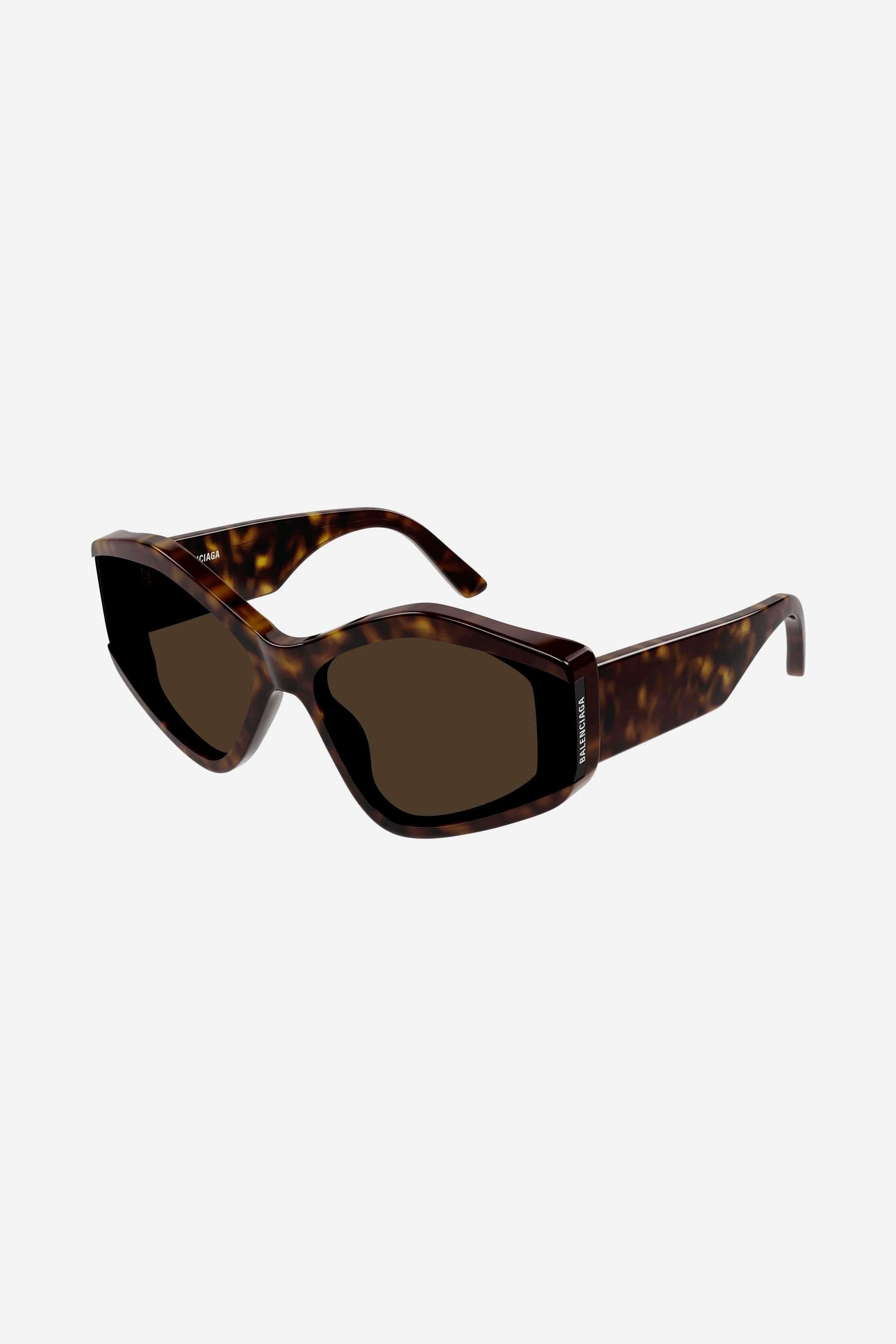 Balenciaga overized havana sunglasses