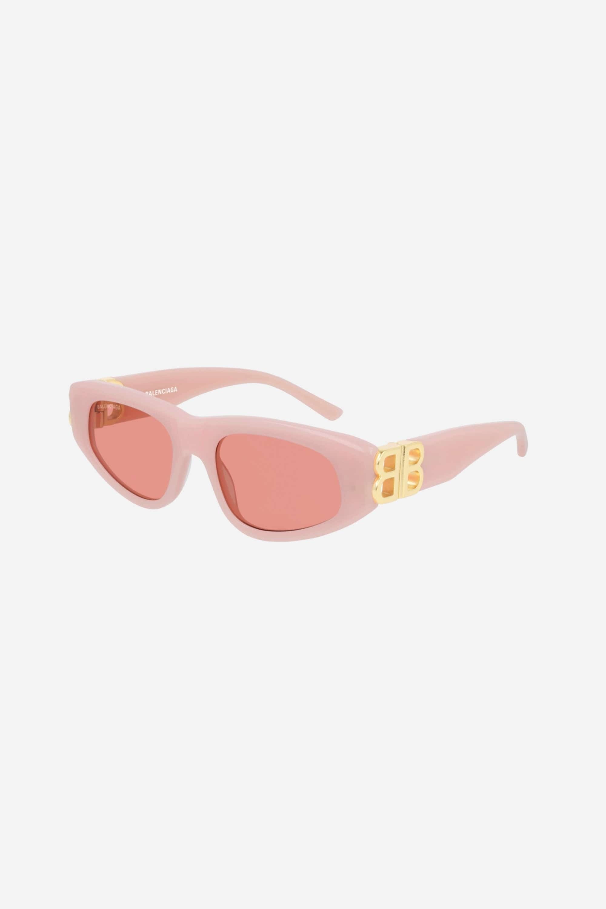 Balenciaga pink cat-eye BB sunglasses