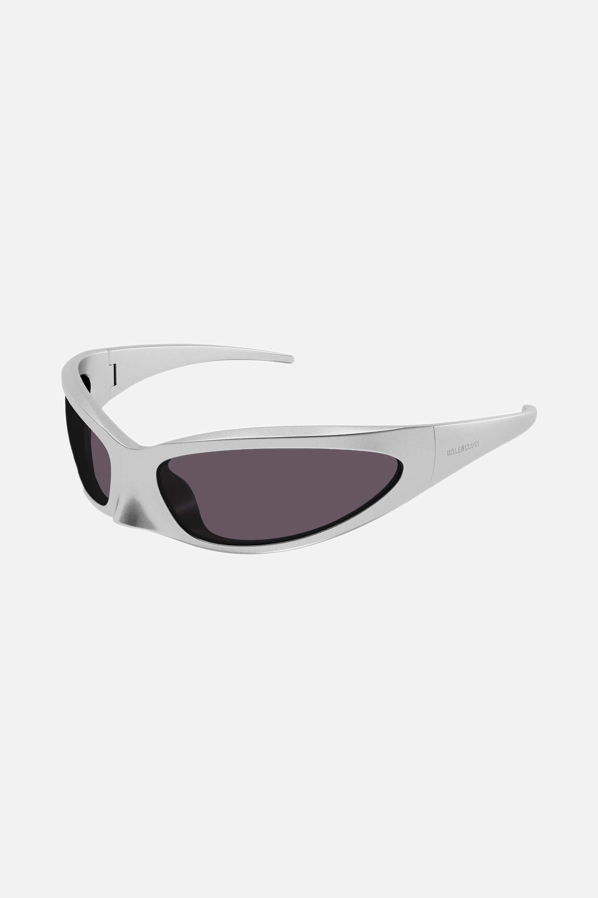 Balenciaga Skin Cat sunglasses in silver