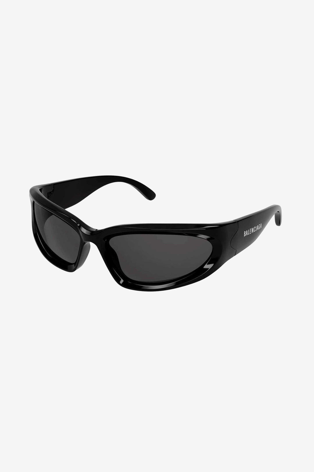 Balenciaga Swift BB0157s-001 black wrap around sunglasses