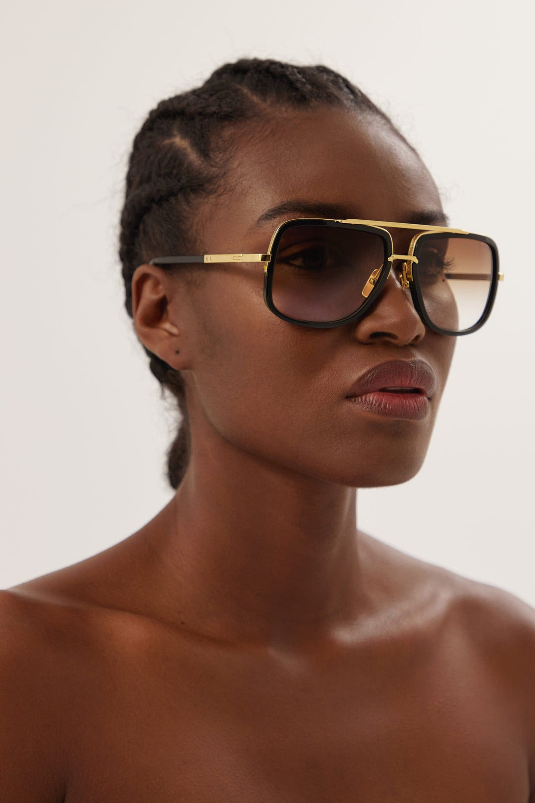 Dita MACH-ONE black and gold caravan sunglasses