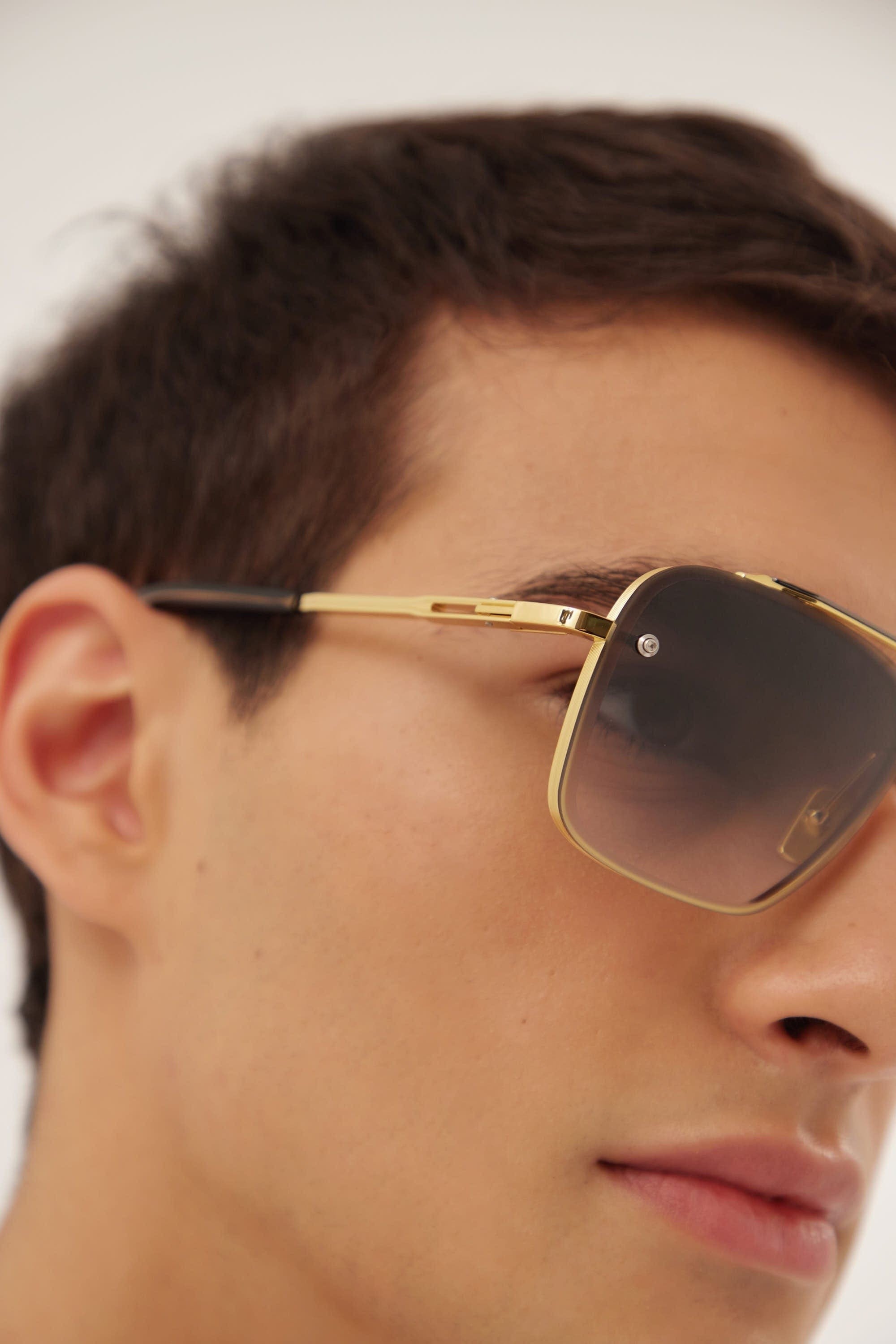 Dita MACH-SIX grey and gold caravan sunglasses