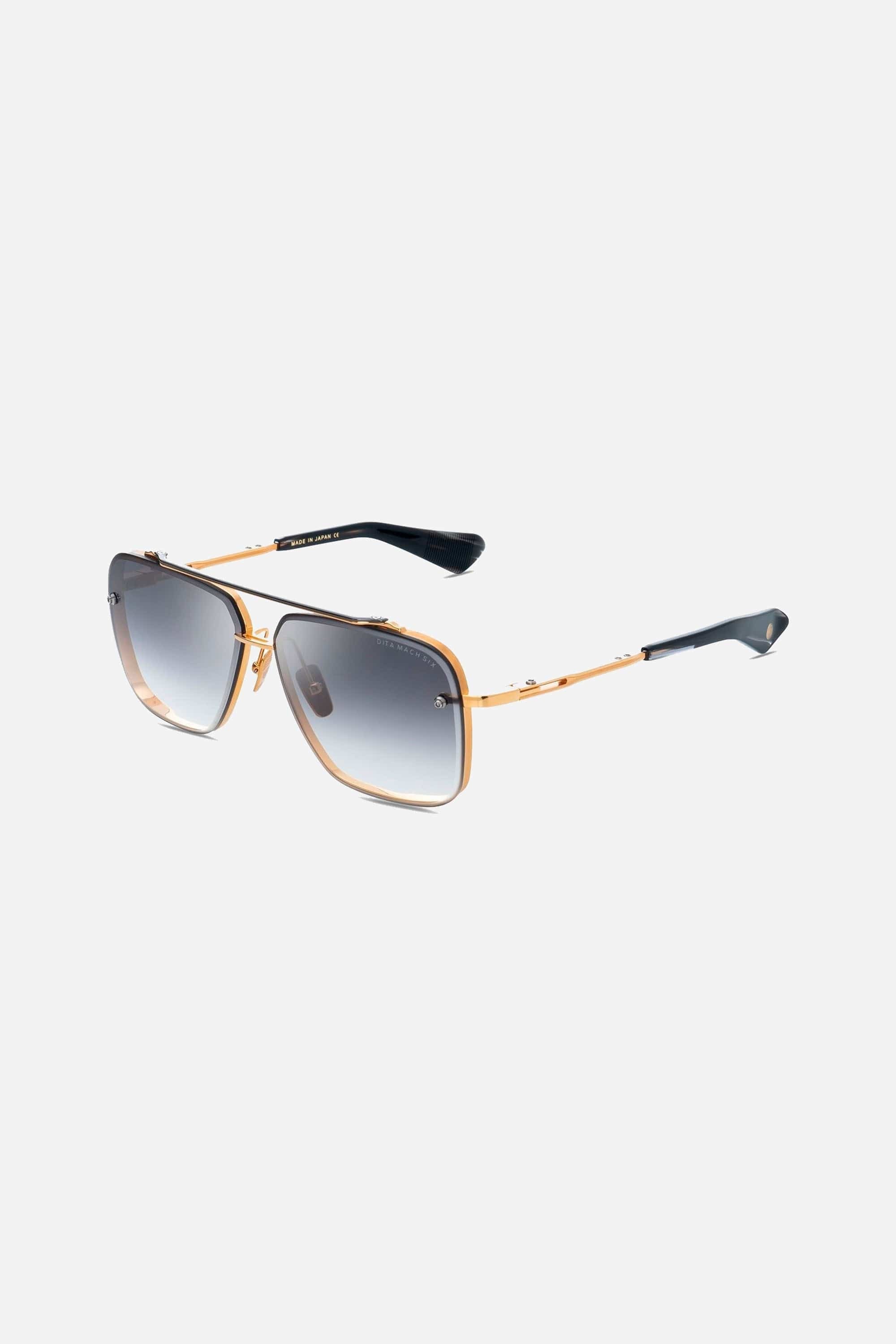 Dita MACH-SIX grey and gold caravan sunglasses