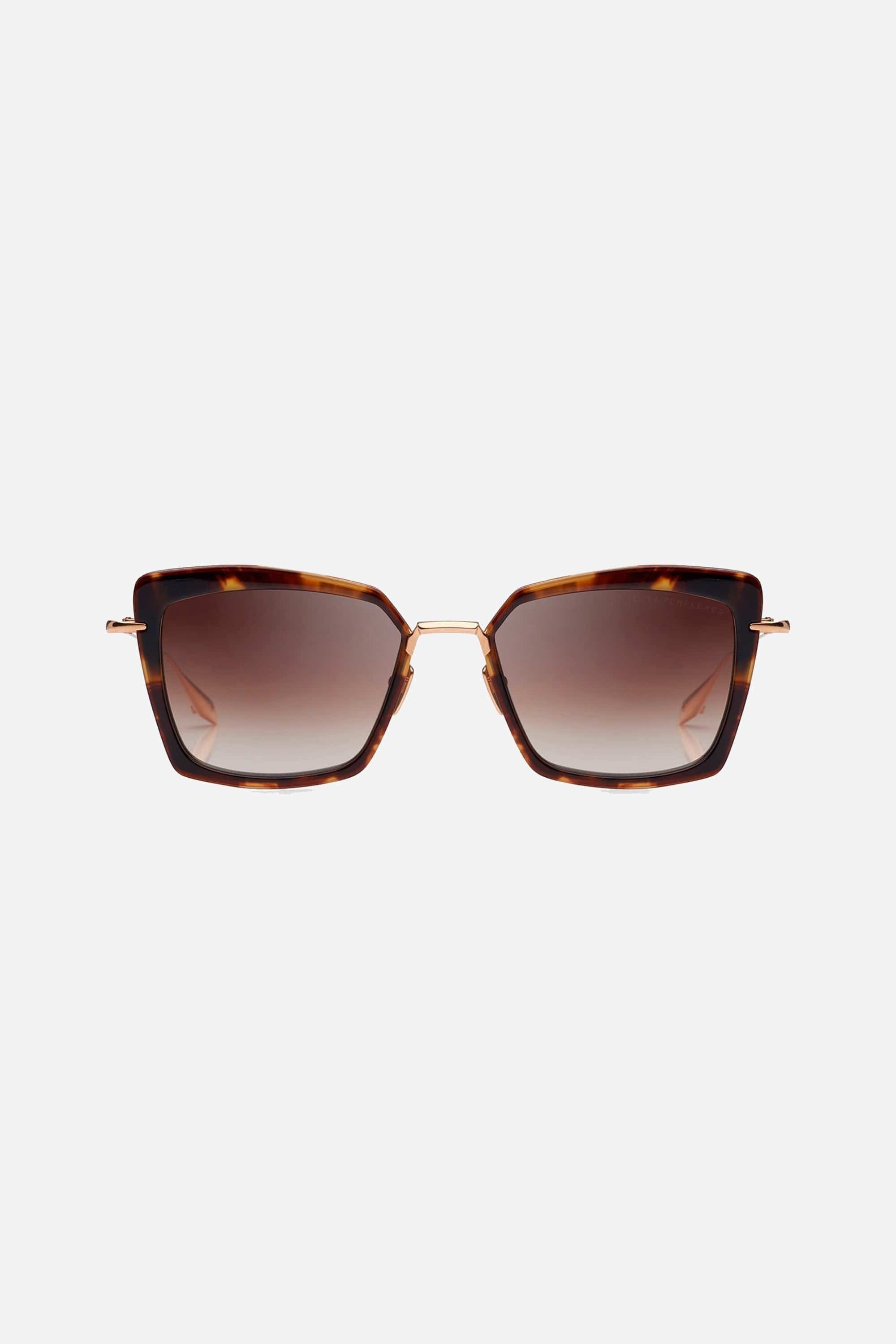 Dita PERPLEXER havana and gold cat-eye sunglasses