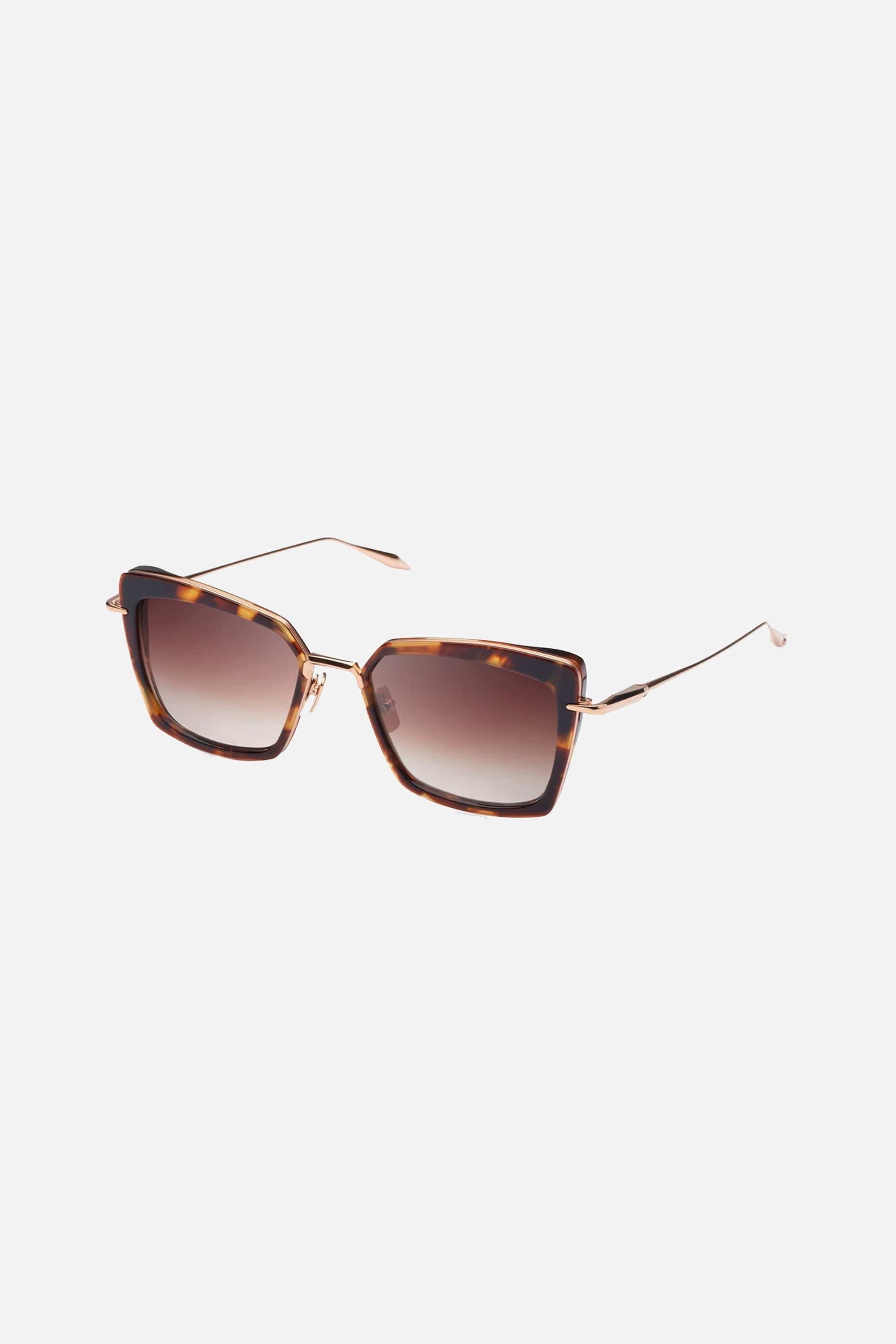 Dita PERPLEXER havana and gold cat-eye sunglasses