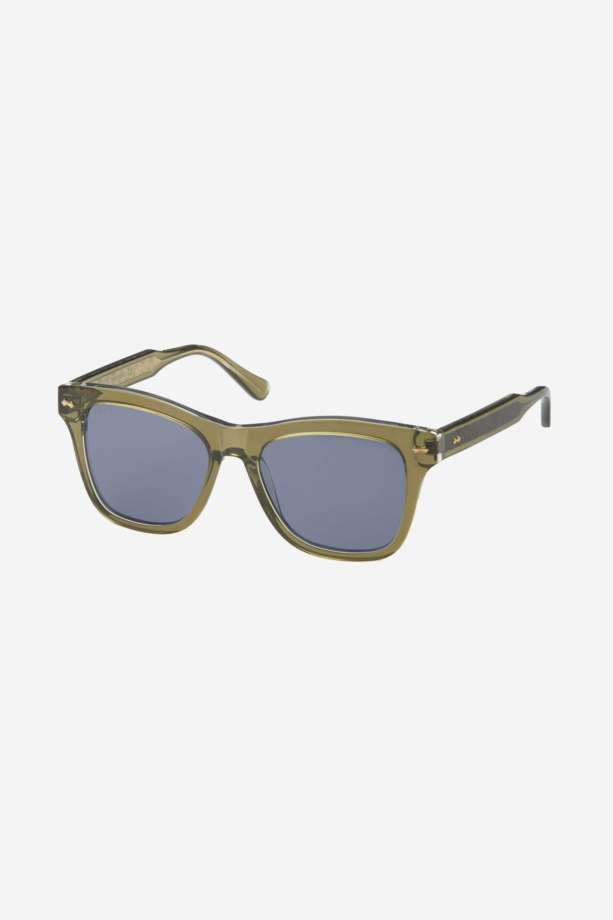 Gucci decor crystal green men sunglasses